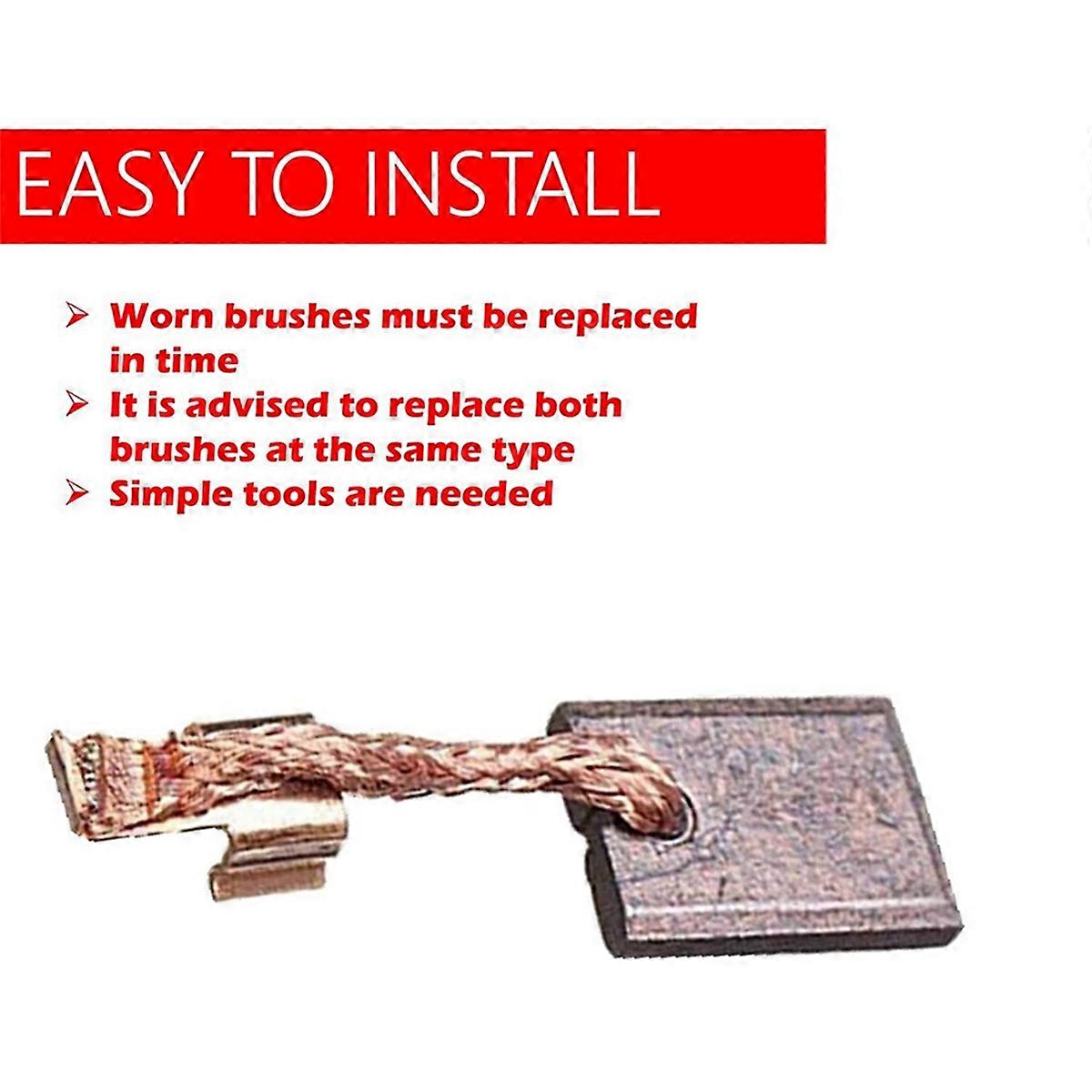 6-PACK CB-440 Carbon Brushes Replacement Carbon Brushes