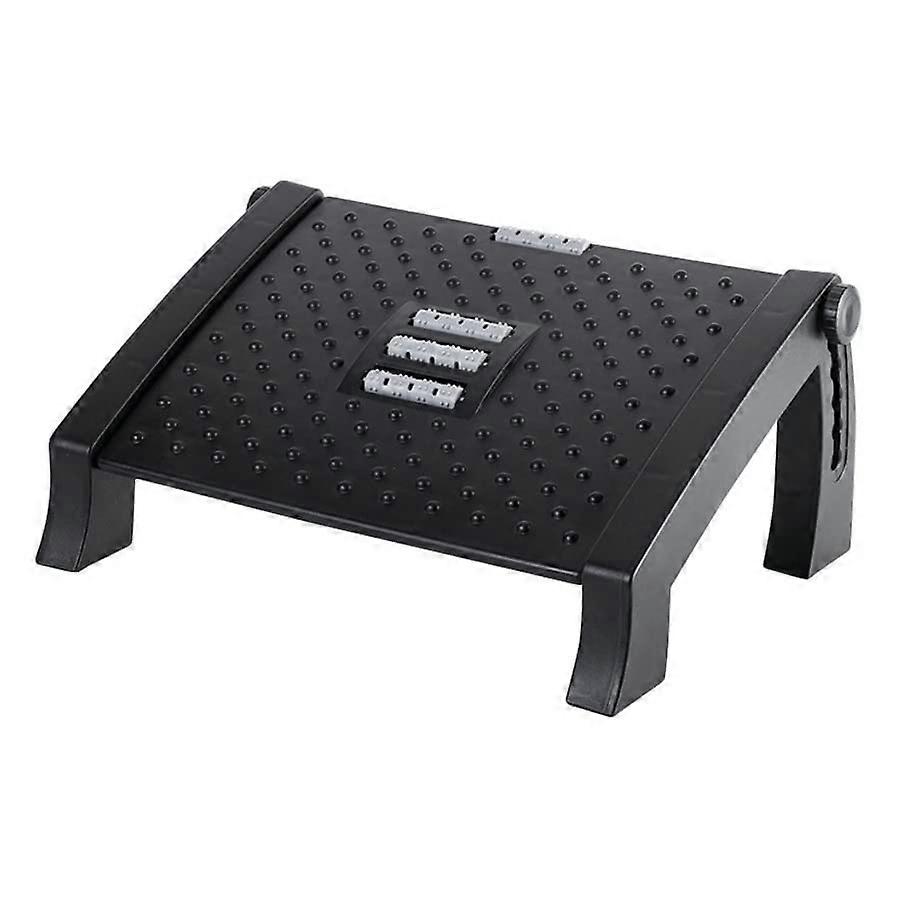 Office Foot Rest Ergonomic Under Desk Adjustable Height Angled Tilt Computer Foot Stool Stand