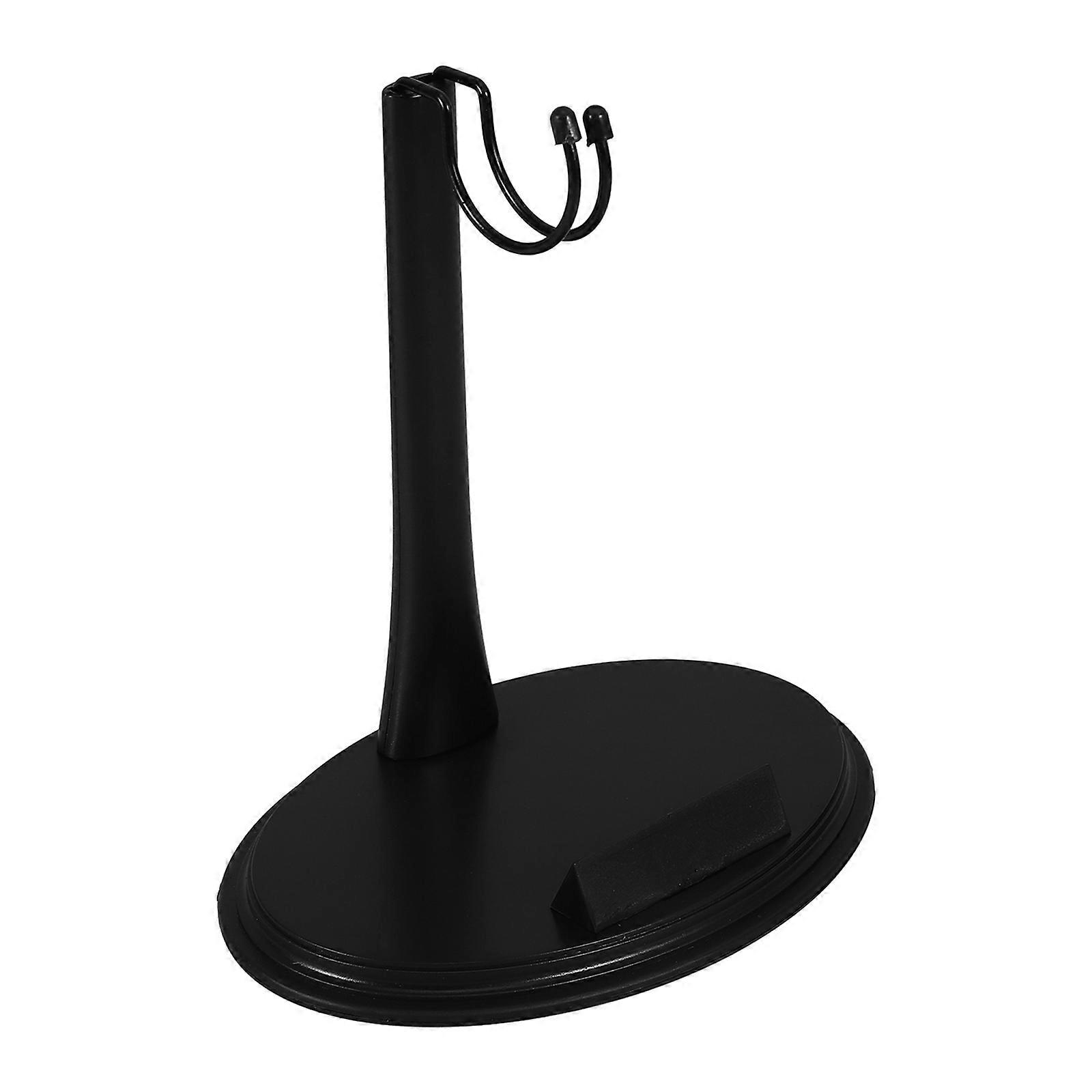 Doll Stand Black Action Figure Display Holder for 2Pcs Desktop Figures