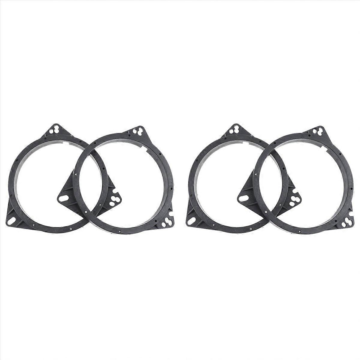 4PCS 6.5 Inch Car Horn Gasket Solid Speaker Washer Adapter Bracket Suitable for