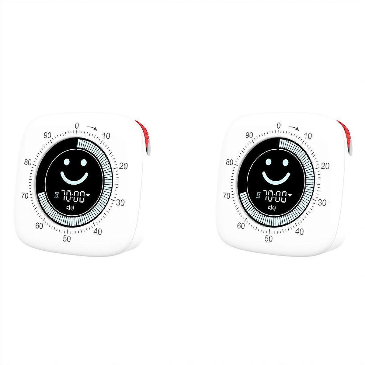 2X Timer, Digital , Magnetic Kitchen Timer for Cooking, Pomodoro for Classroom,Visual Desk Timer