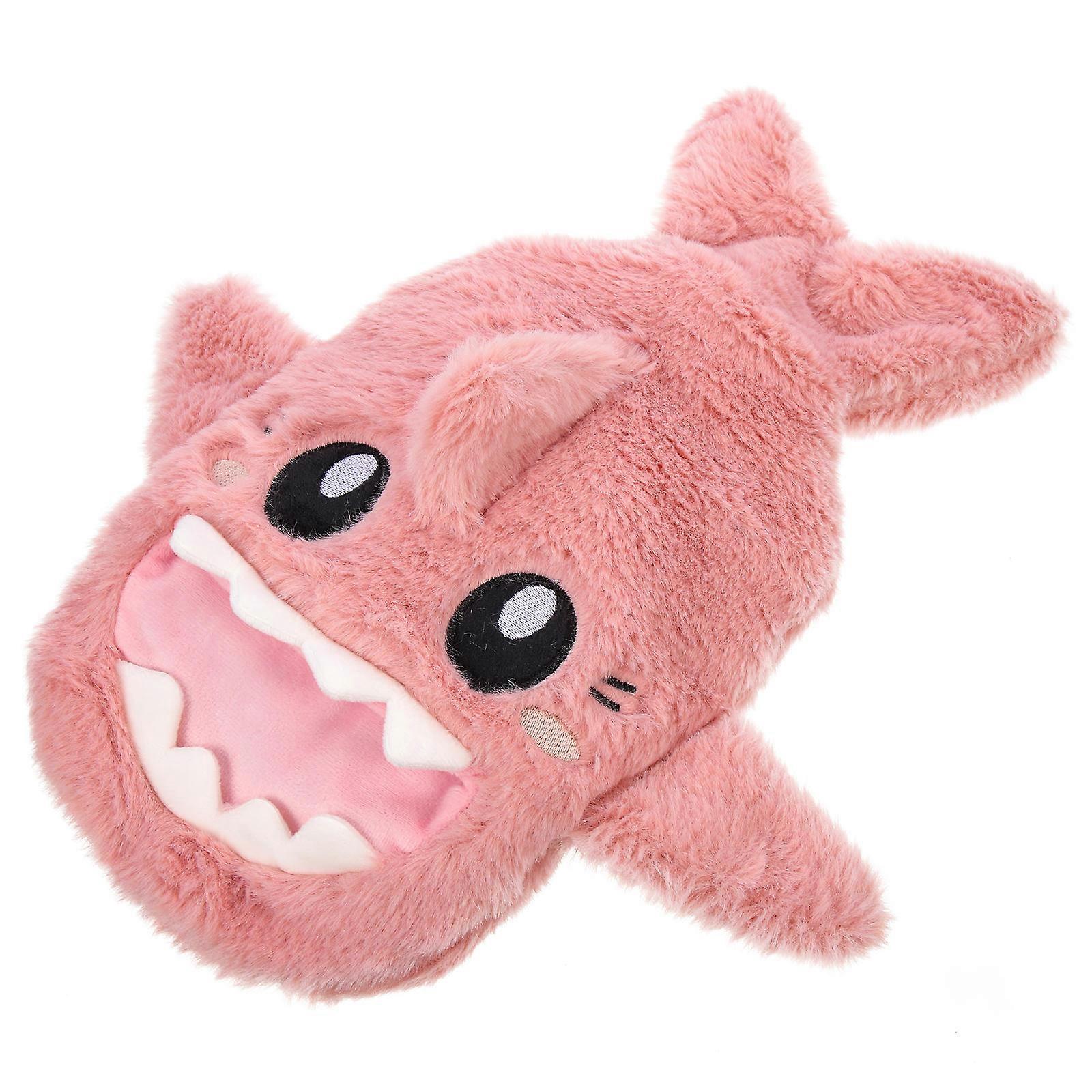 Hot Water Bag for Winter Hand Warmer Plush Coverage Shark Shape 5Pcs
