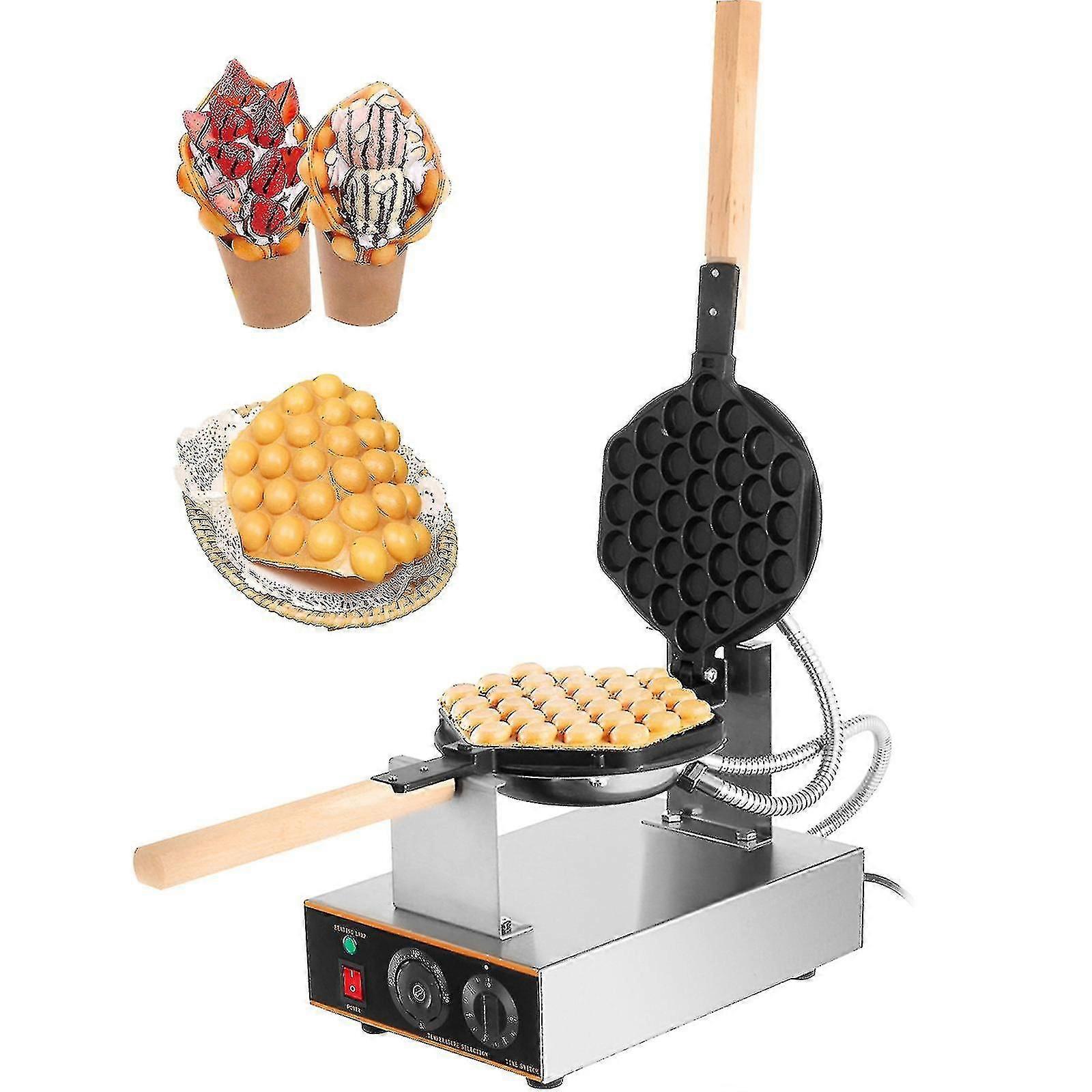 Waffle Maker Eggettes Cake Machine 220v 1400w antiadherente eléctrico inoxidable