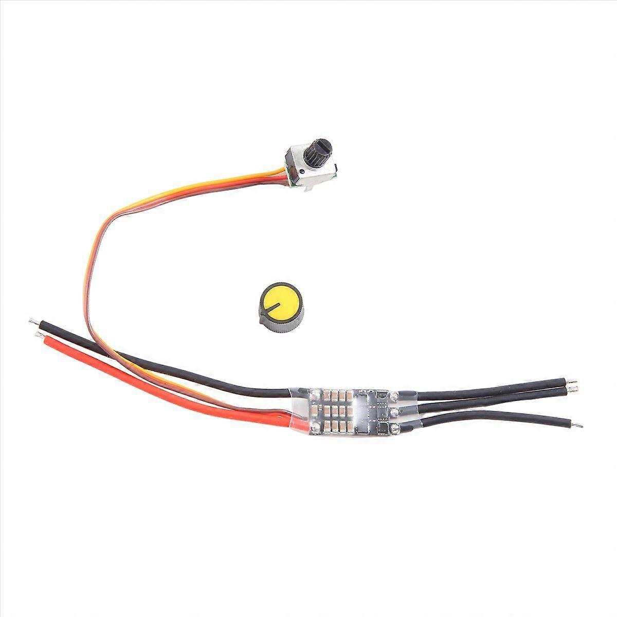 DC 7-26V Three-phase Brushless Motor Driver with Potentiometer(30A)