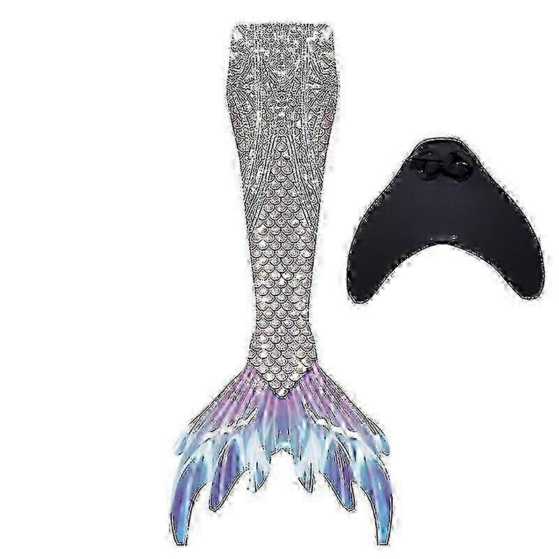 Monofin ile Yüzmek için Deniz Kızı Kuyrukları - Çocuklar ve Yetişkinler İçin Fantazi Mayo