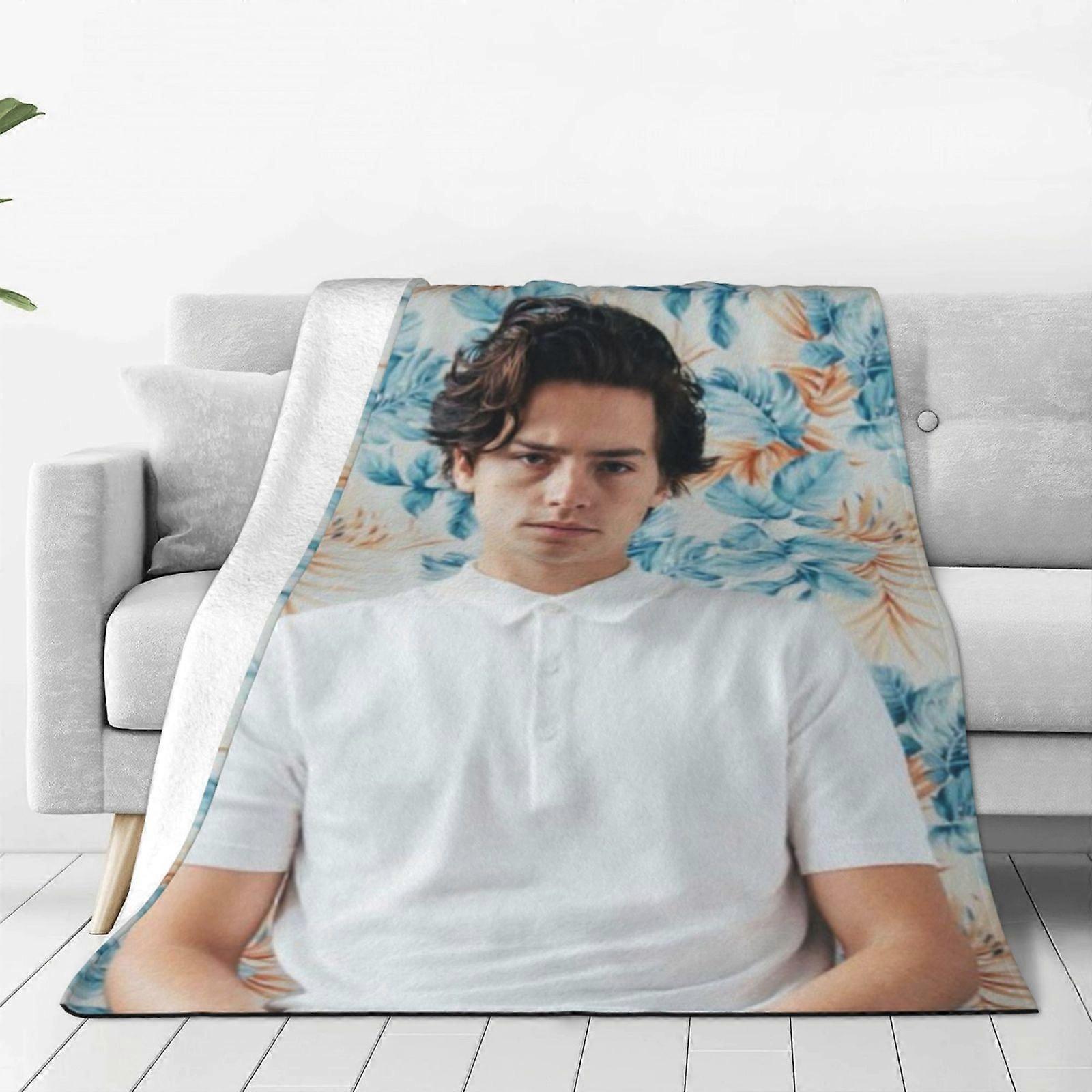 Cole Sprouse Fleece Throw Blanket, Ultra Soft Cozy Luxury Fuzzy Blanket For Couch Bed Sofa, Lightweight Warm Plush Blankhufhf309