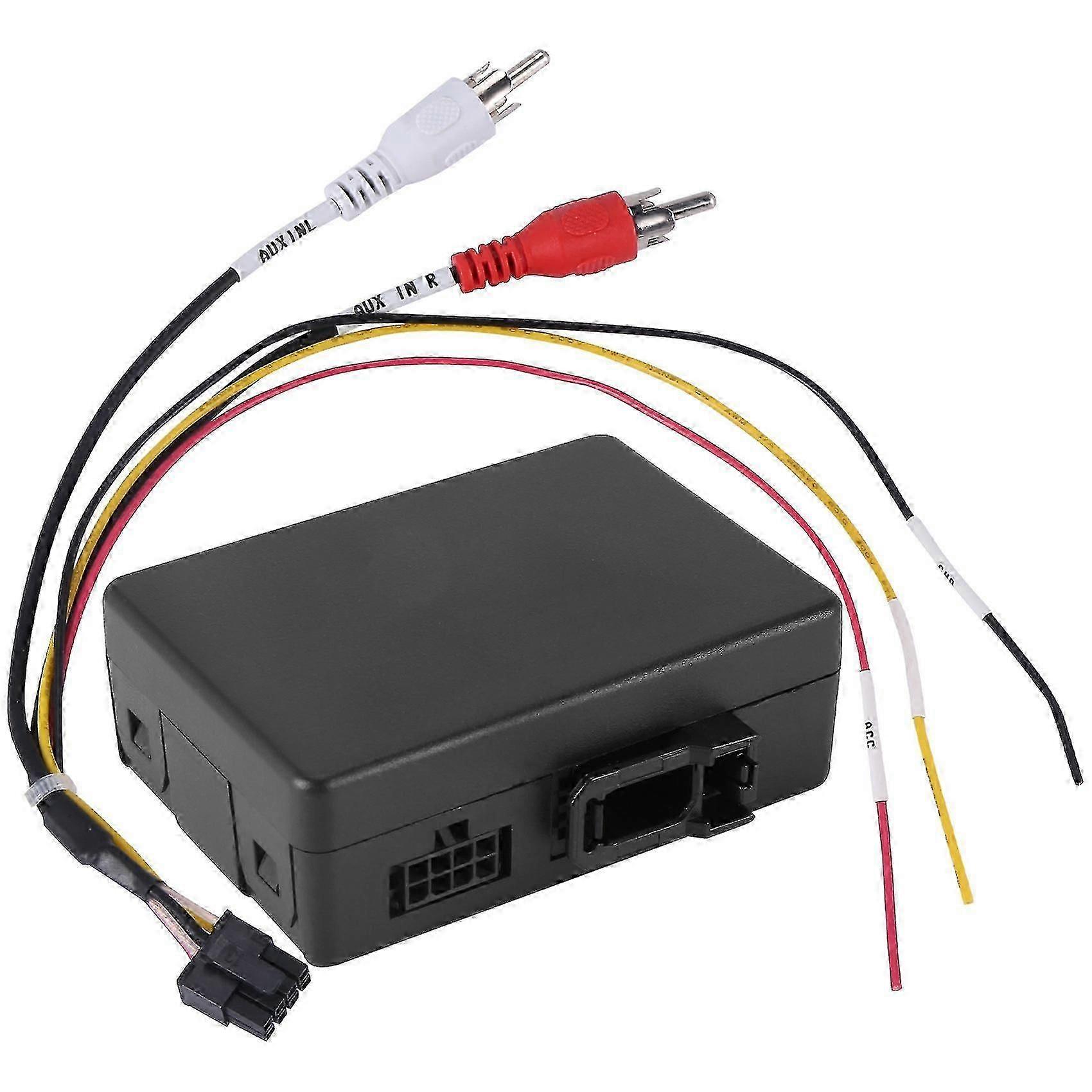 25-26 For For /ml/glr/w164/w251 Aux Car Optical Fiber Decoder Box Amplifier Adapter