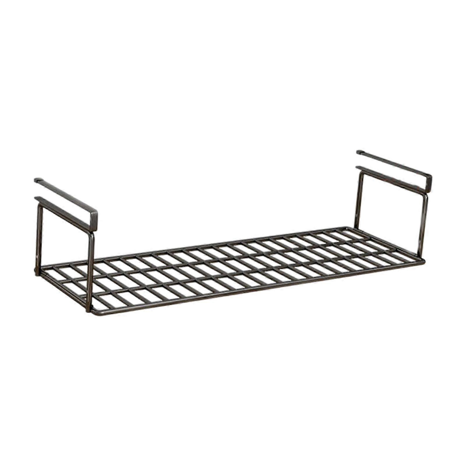 Under Shelf Rack Metal Wire Under Cabinet Shelf SpaceSaving Hanging Wire Rack For Cupboard Bookcase 60cm x 20cm x 10cm