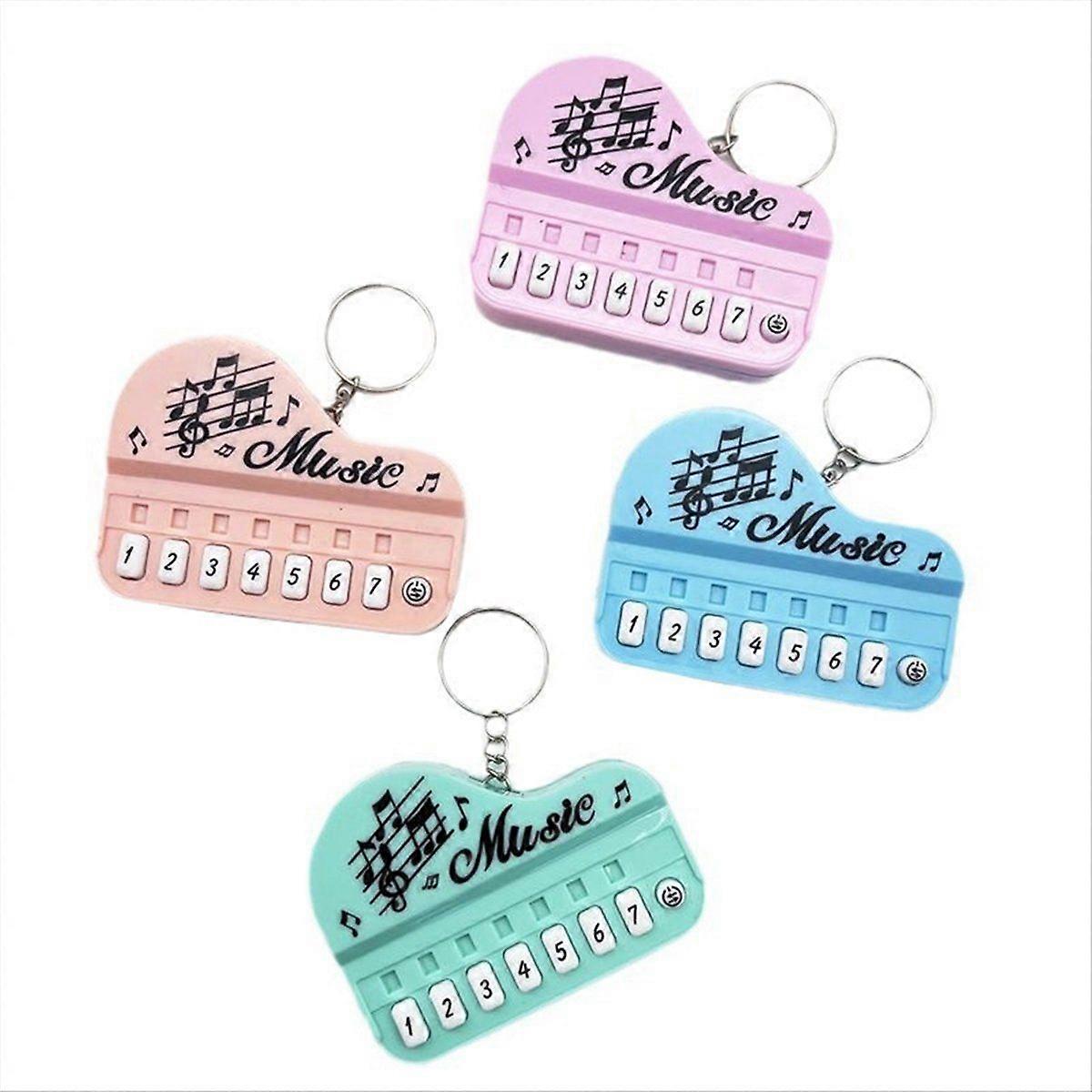 Keychains for Electronic Keyboard, Instrument Keychains Pocket Size-D