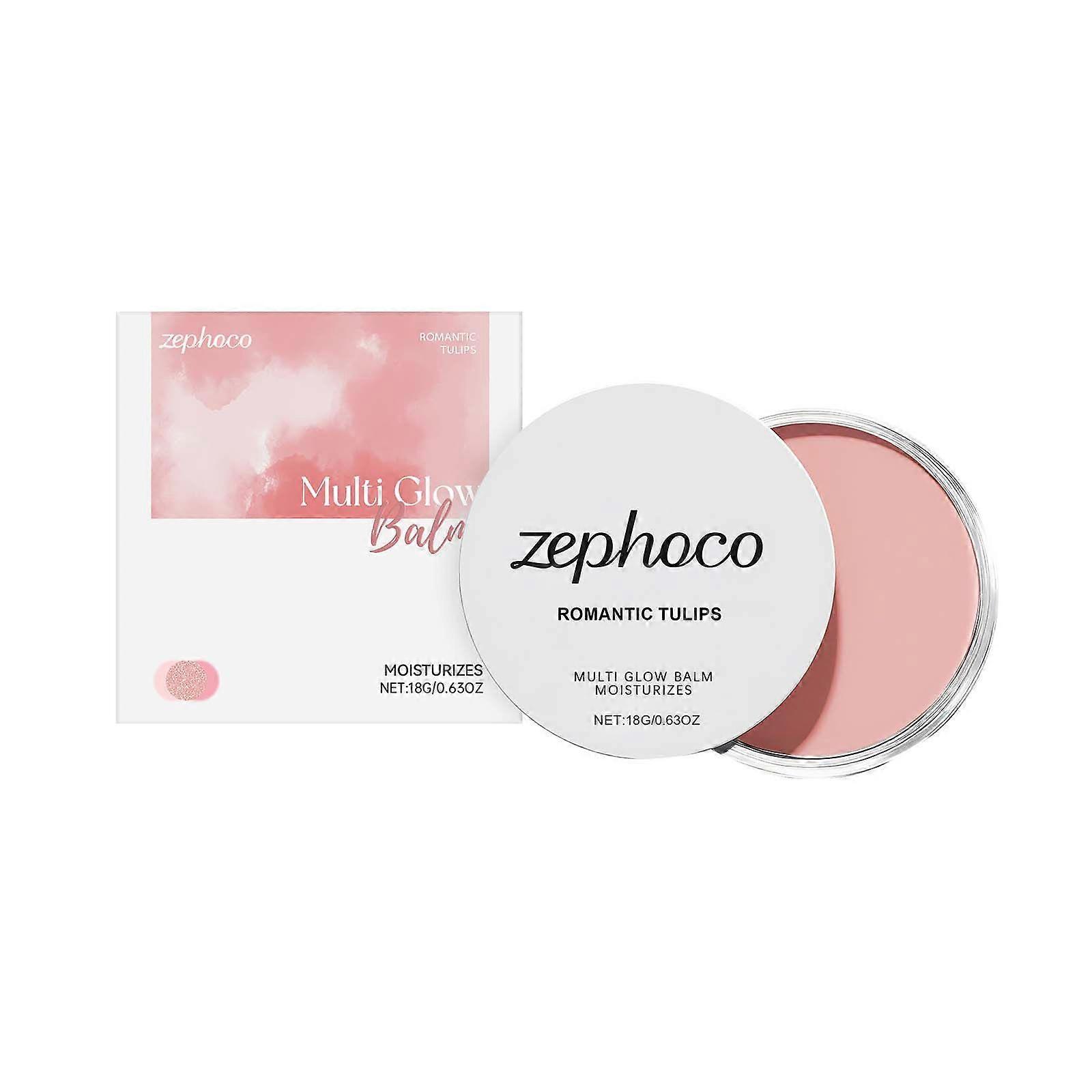 Zephoco Romantic Tulip Blush Cream Offers A Natural Makeup Look That Is Delicate, Light, Smooth, Clear And Easy To Apply