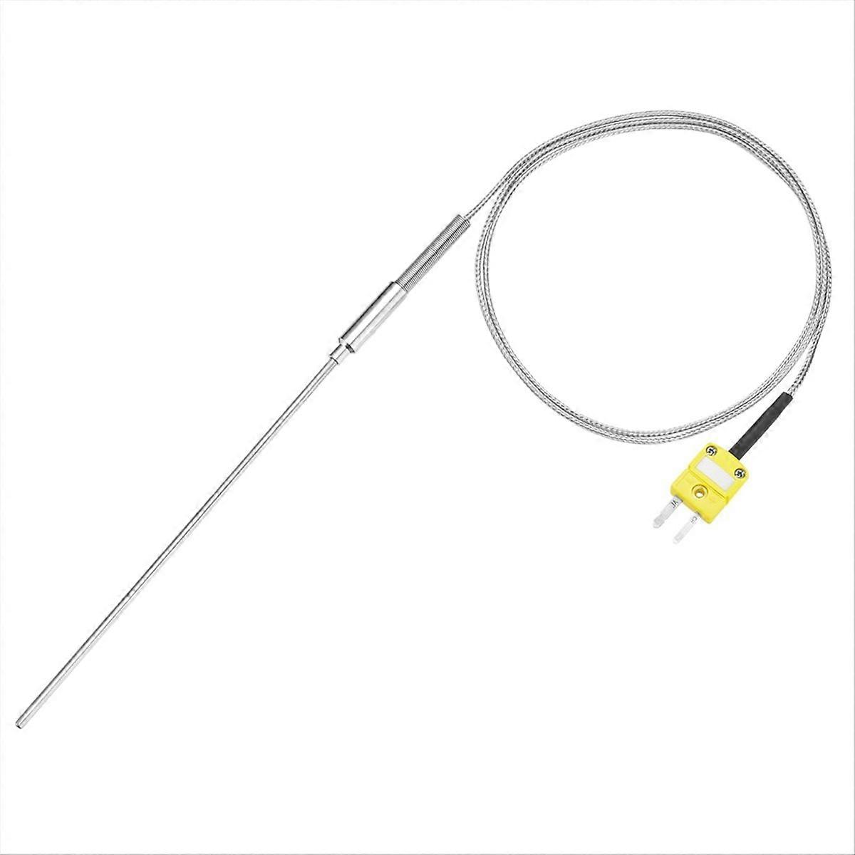 メーター温度センサープローブ -50～1100°C、3.3フィートワイヤー 3.2x150mm
