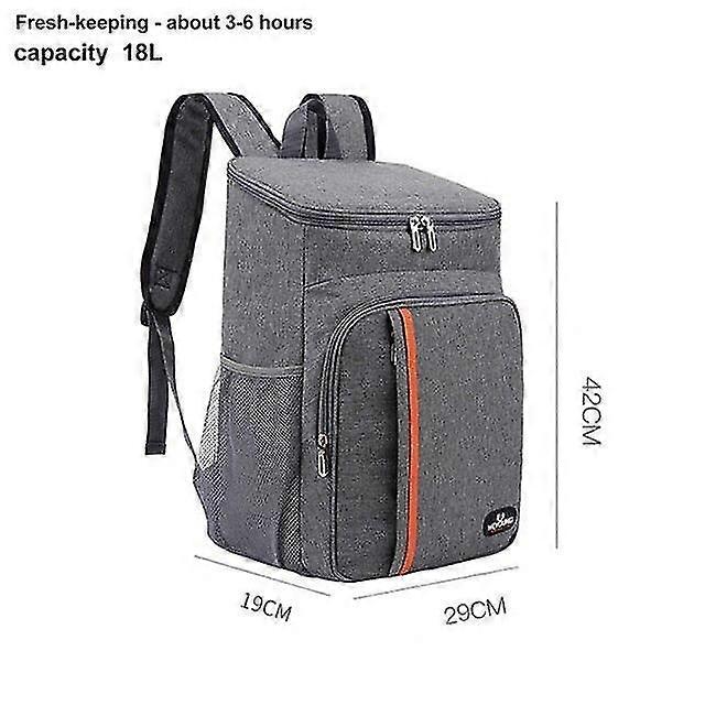 Double Shoulder Insulation Bag Multi Function Outdoor Picnic Insulation Preservation Backpack Leak