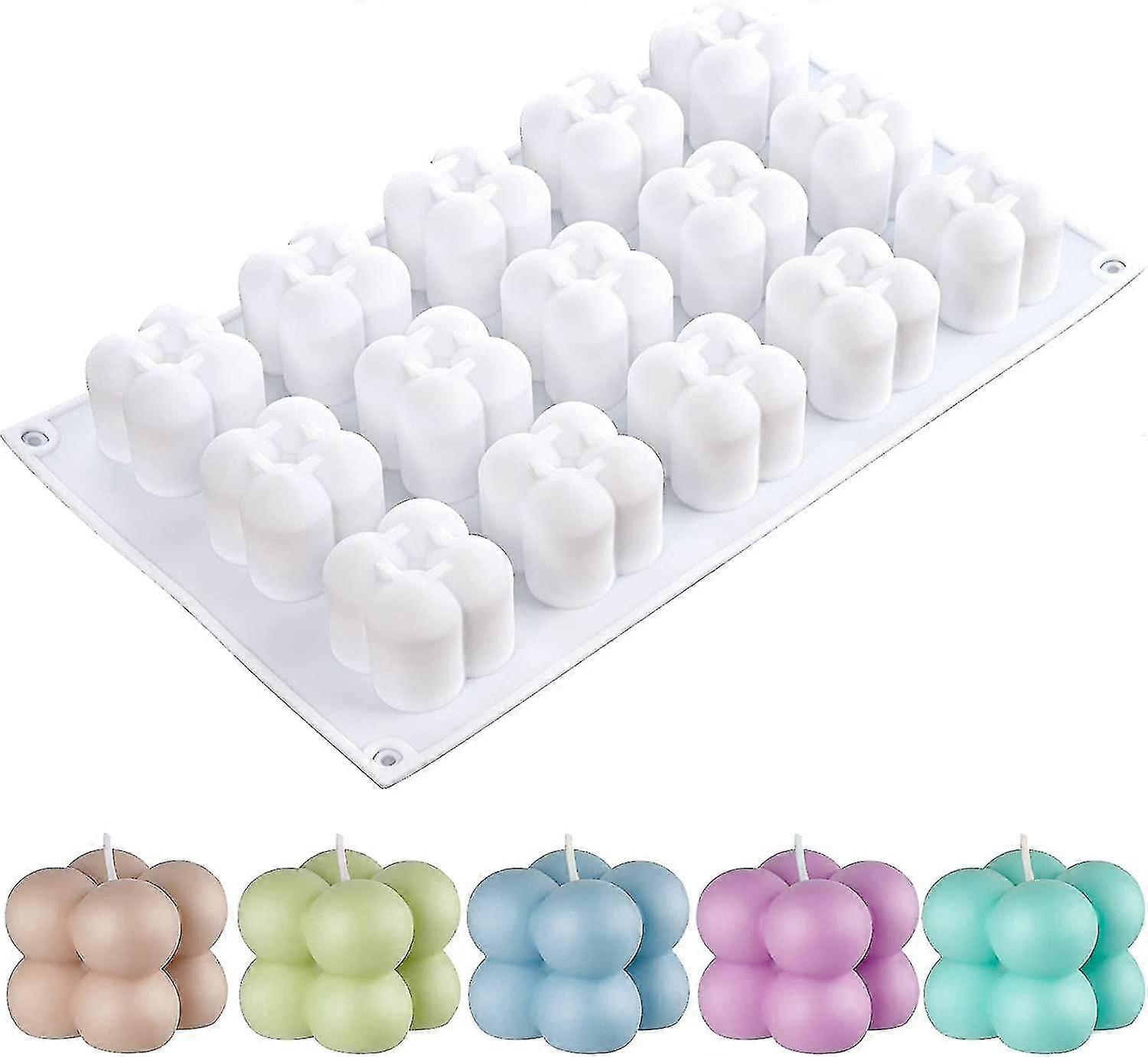 15 Cavity Cube Baking Mould Silicone Moulds Chocolate Mousse Cake Baking Tool