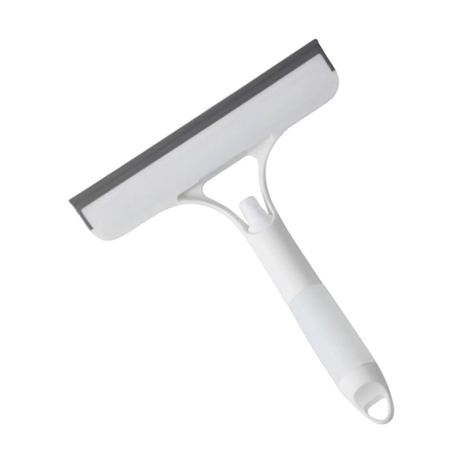 Squeegee for Shower Glass With Spray Function Portable Handheld Cleaning Tool For Car Windshield Window Mirror White