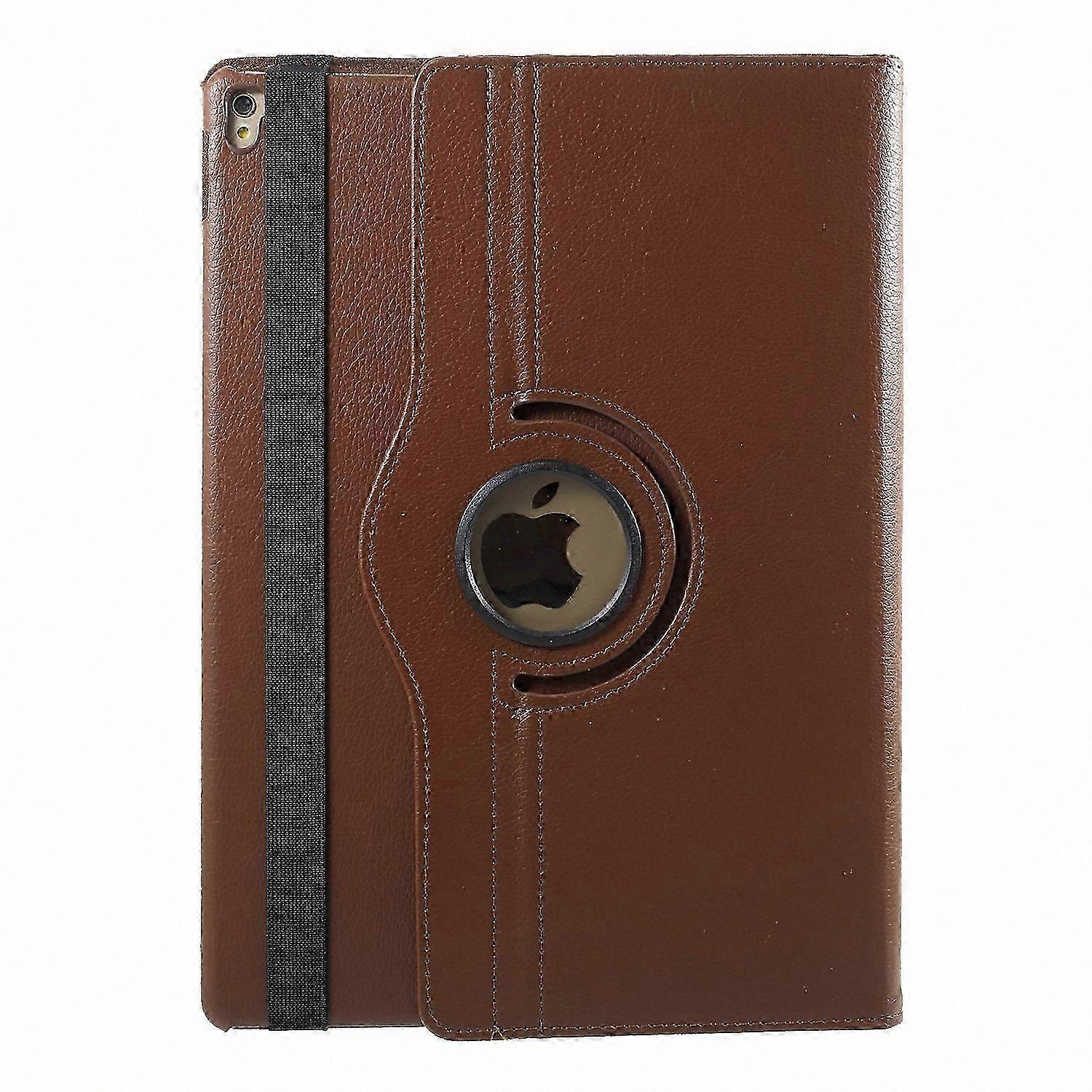 Litchi Texture Leather Case with 360 Rotating Stand for 12.9" Tablets (2017 Model)