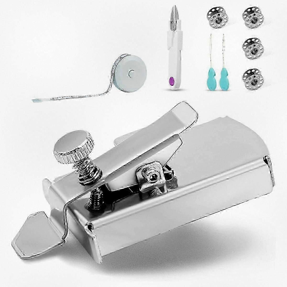 Upgraded Universal Magnetic Seam Guide for Straight Line Sewing, Multifunctional Hemmer Attachment for Fabric Alignment