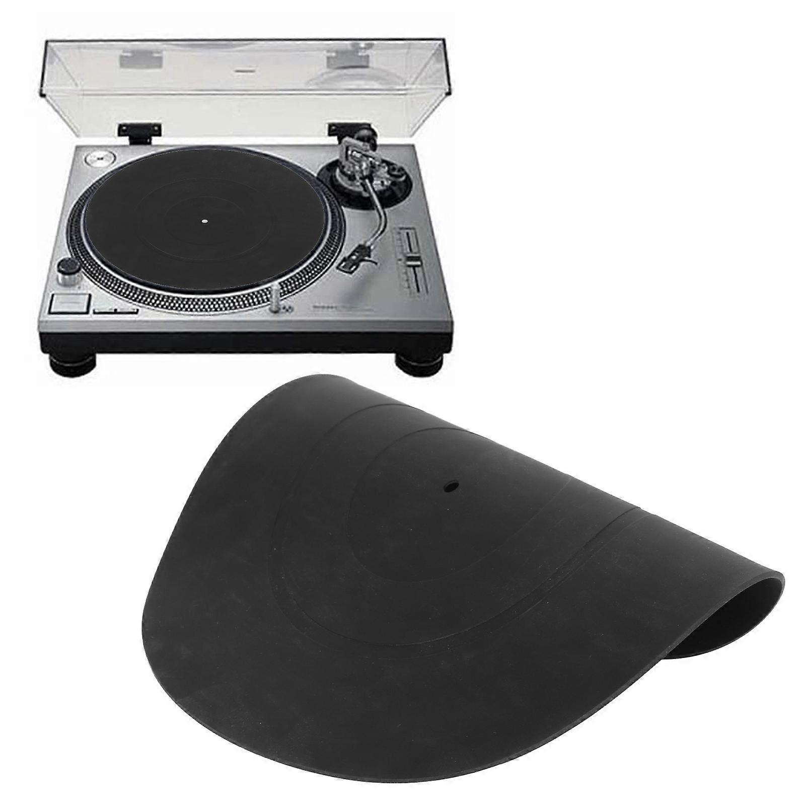 Turntable Platter Mat Vibration Reduction Static Resistant Professional Vinyl Record Pad for LP Record Player 