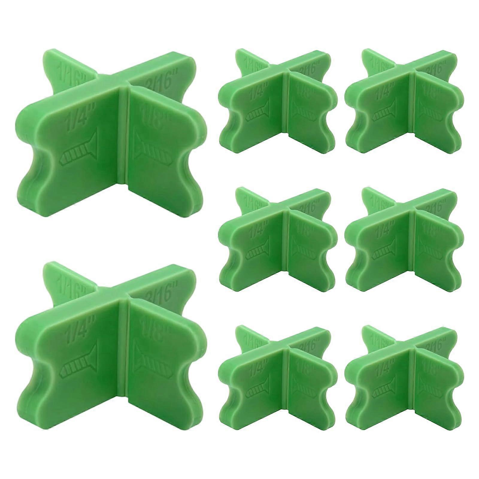 Deck Board Spacers 8 Pcs Set, 4 Thicknesses 1/16, 1/8, 3/16, 1/4 Inch, Composite Spacers for Pressure Treated Decking