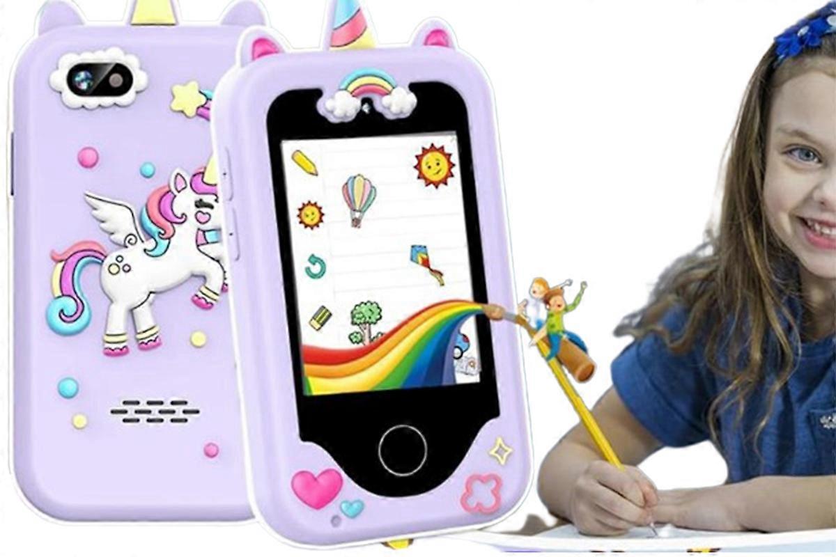 2.8Inch Touchscreen Kids Learning Play Toy Phone With Dual Camera
