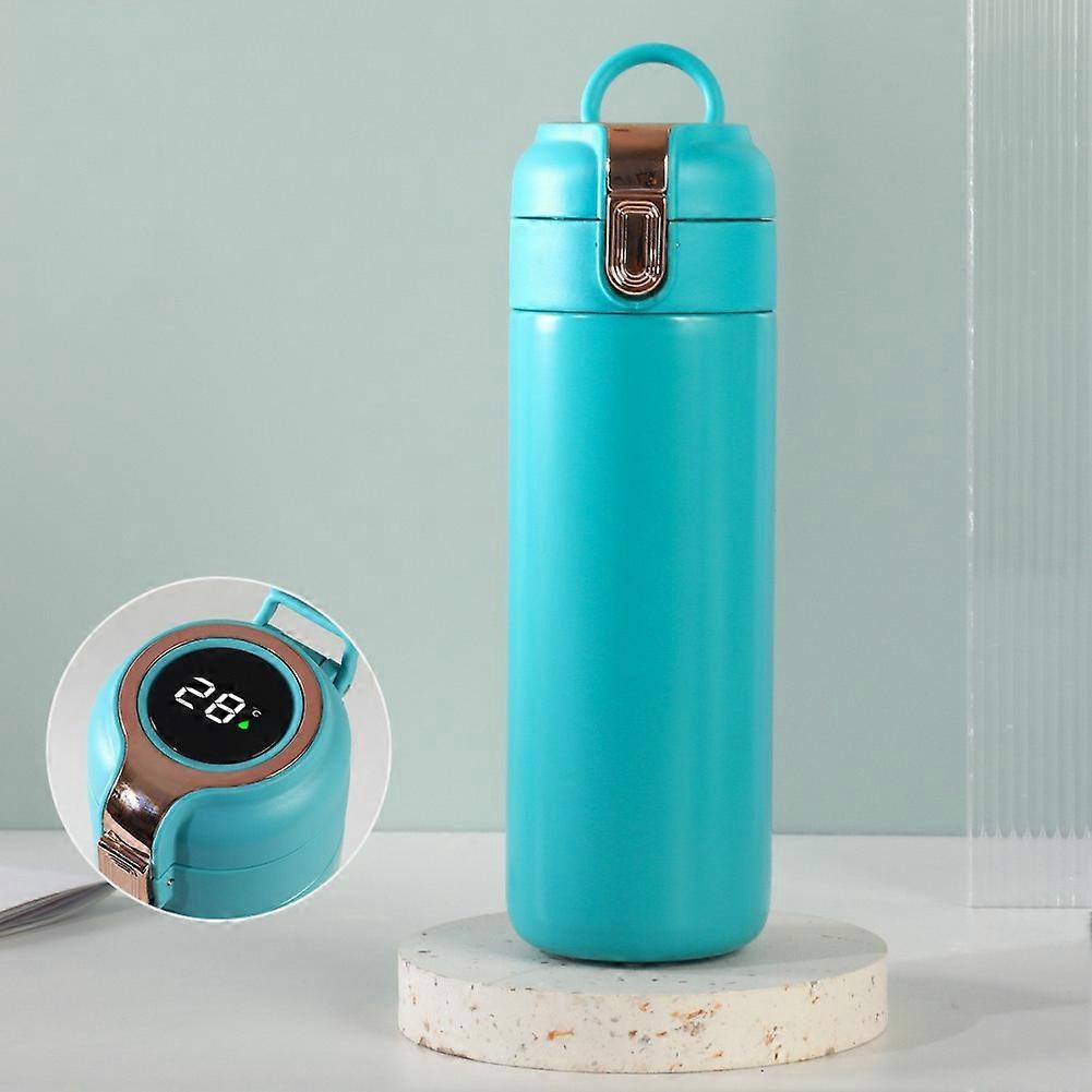 420ml Smart Temp Display Travel Mug, 304 Stainless Steel, Push Button Lid, Portable & Practical, compatible with outdoor use