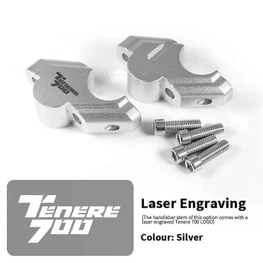 Motorcycle Handlebar Riser Drag Handle Bar Clamp Extend Adapter For Yamaha Tenere 700 TENERE700 XTZ XT700Z World Raid Rally