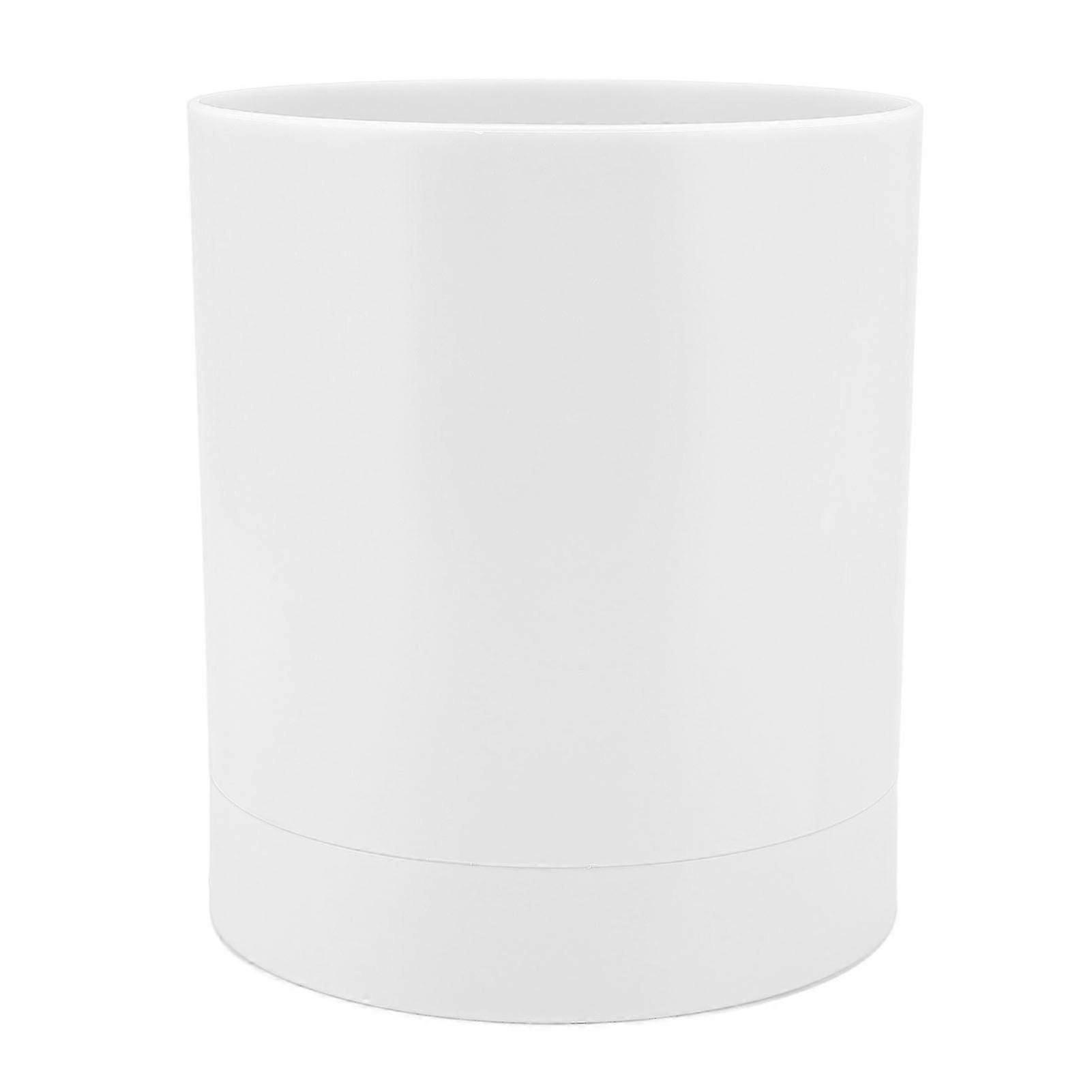 White Rotatable Kitchen Utensil Holder for Chopsticks and Tableware