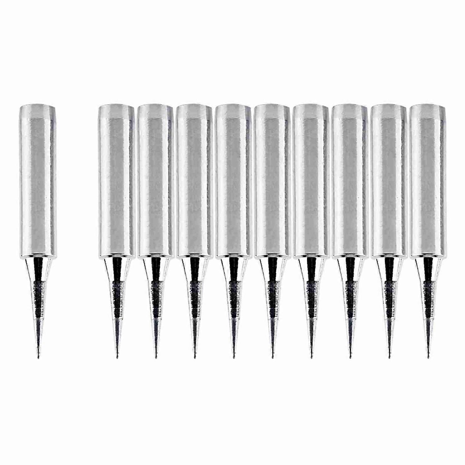 10Pcs Sharp Soldering Replacement Solder Iron Tips Station Tool 900M-T-I