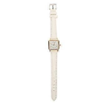 Montre-bracelet élégante Montre-bracelet en similicuir pour femmes Montre décontractée délicate