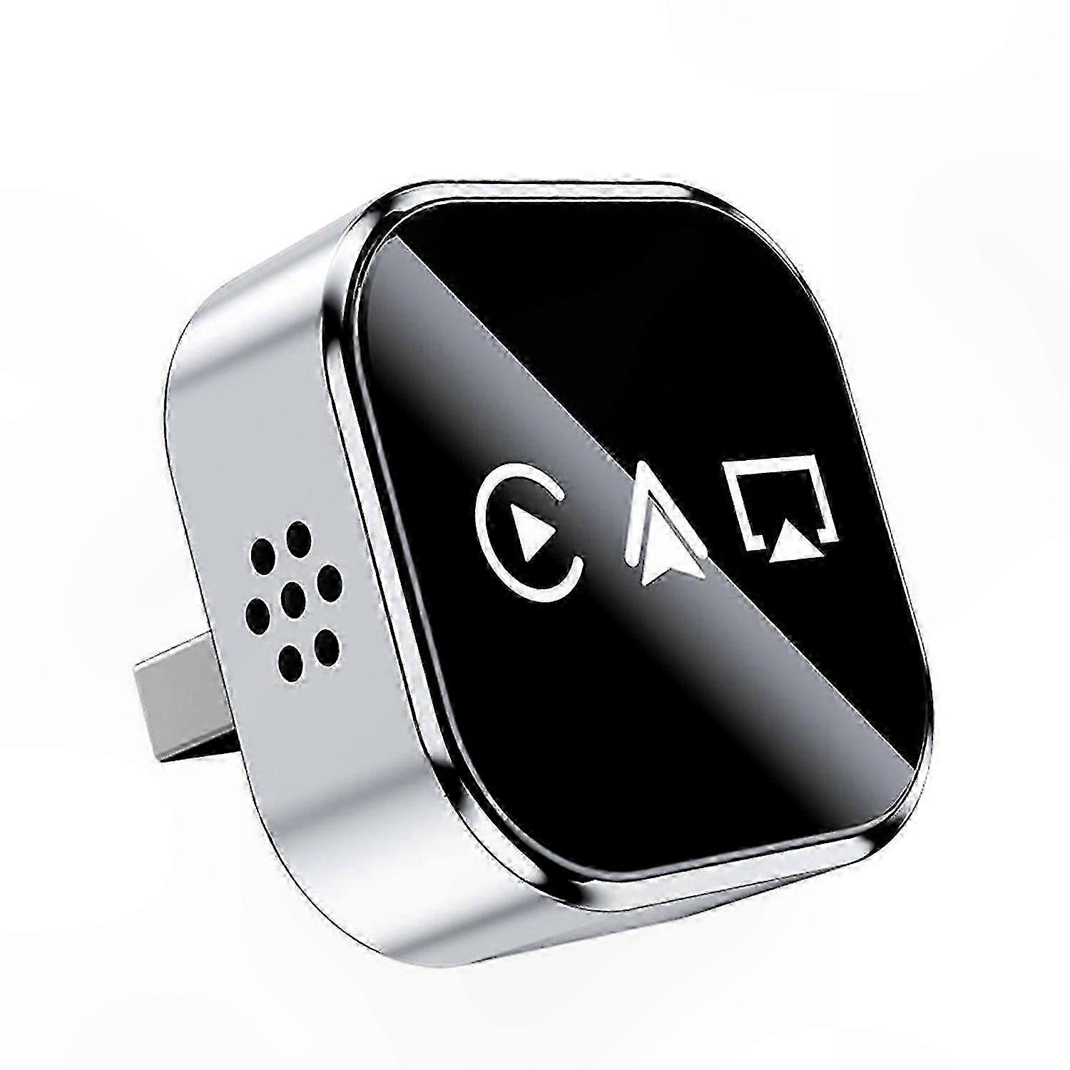 3-in-1 Wireless Adapter for CarPlay, AirPlay, Android Auto, USB Dongle, Plug and Play, Wired Connection Supported