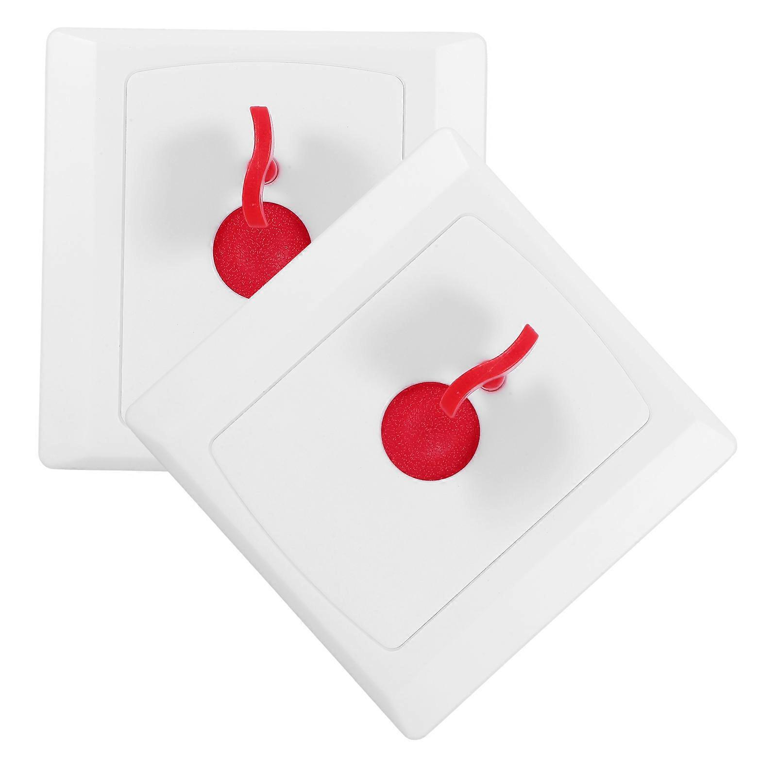 Sos Emergency Call Button for Patients Emergency Call Button 2Pcs White