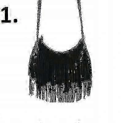 حقيبة يد جميلة جديدة مع هامش 2 أنواع من الجلد المدبوغ