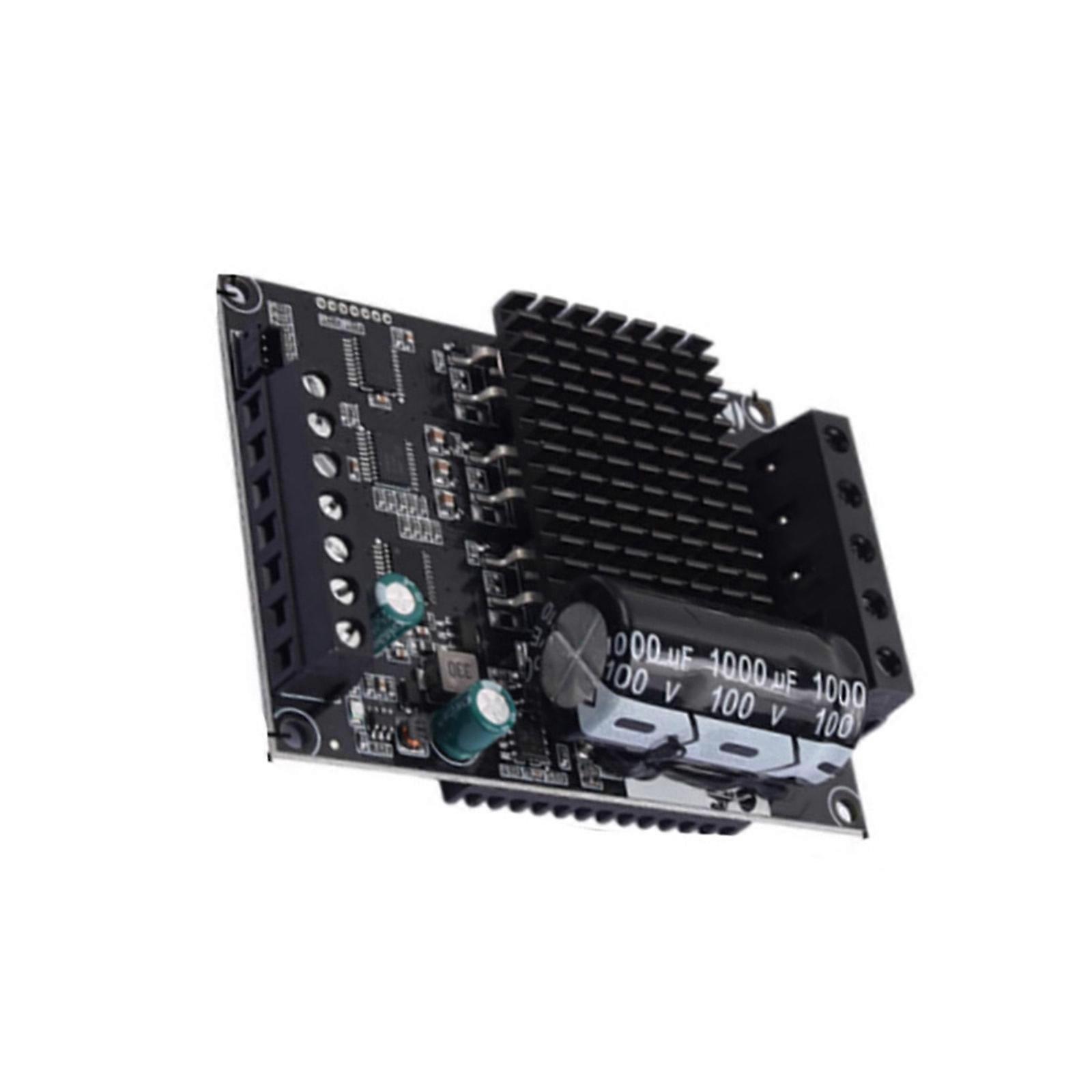 3 Phase Digital Display Motor Controller 6-72V 15A Driver Board Reverse Protective Digital Display Motor Controller Accessories Multicolor