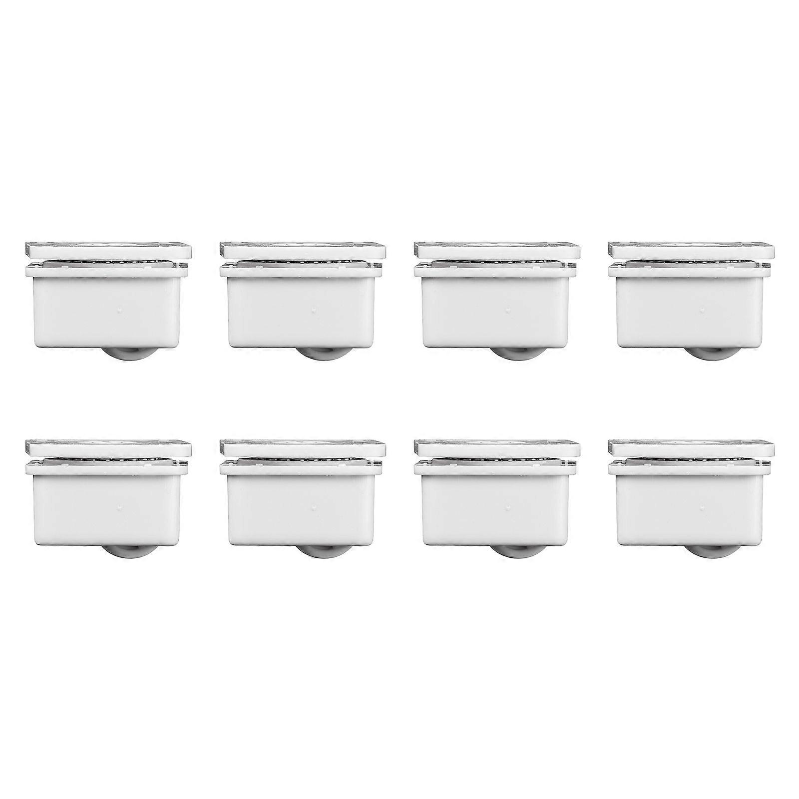 Heavy Duties Plastic Materials Workshop Swivels Wheel Toolbox Casters With Noise Reduction For Toolbox Equipment Moving  White