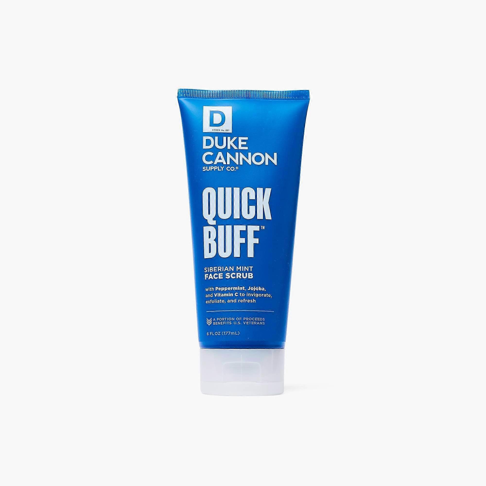 Duke Cannon Quick Buff Siberian Mint Face Scrub, 6 Oz