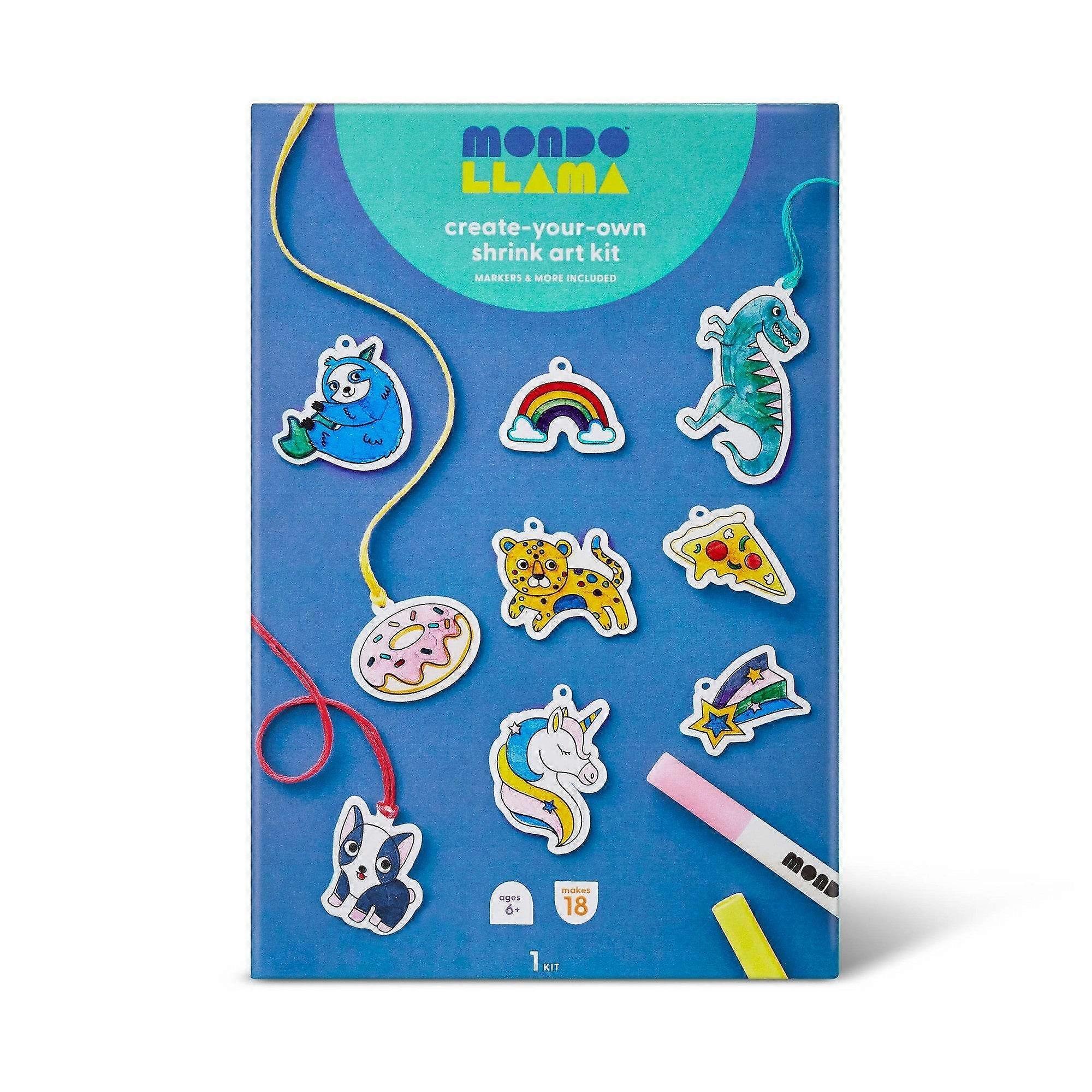 Mondo Llama Create-your-own Shrink Art Kit, 18 Ea