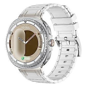 I-formad texturerad silikonklocka för Samsung Galaxy Watch8 / Watch8 Classic