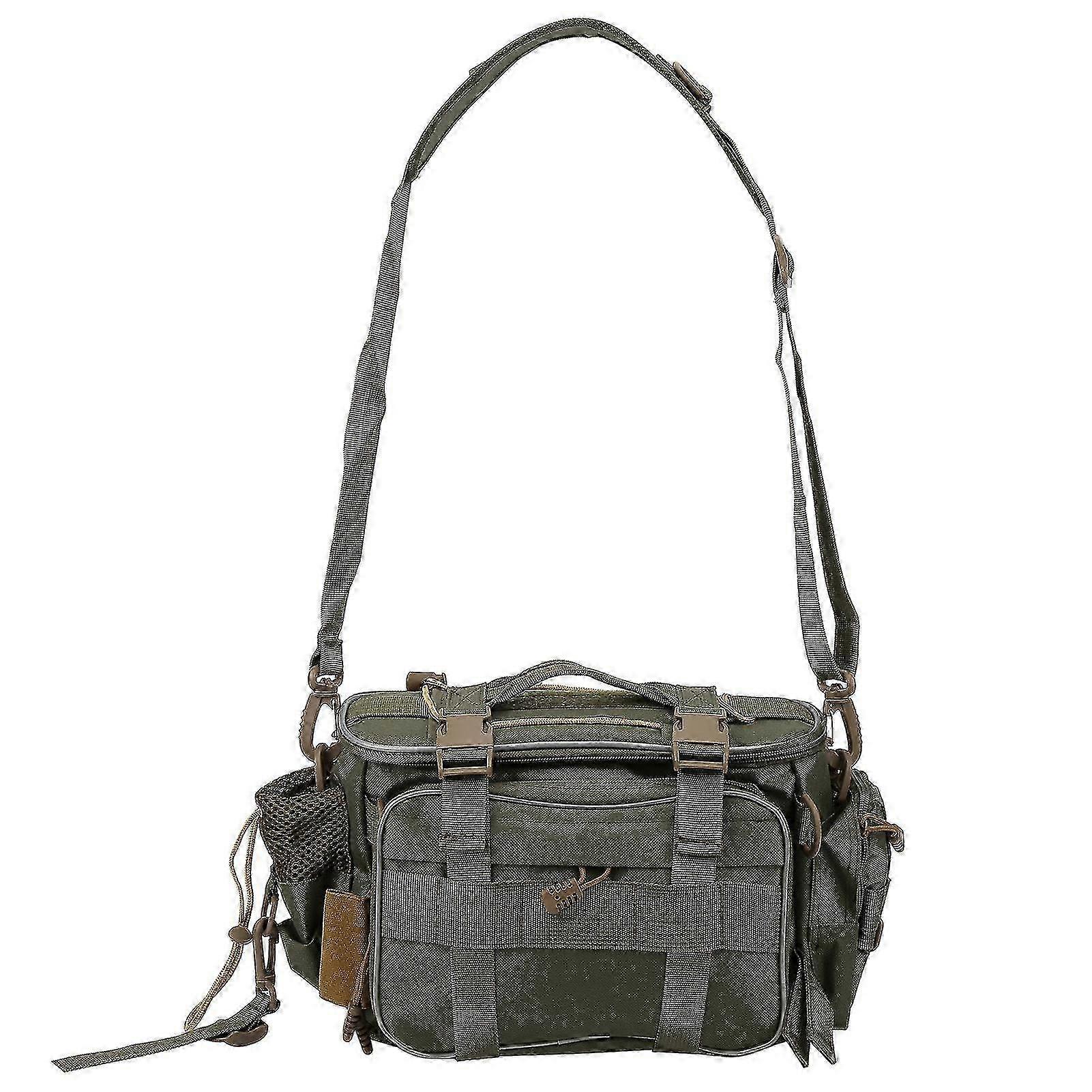 Multifunctional Polyester Waterproof Fishing Bag Composite Shaping Toolkit Tool Bagarmy green