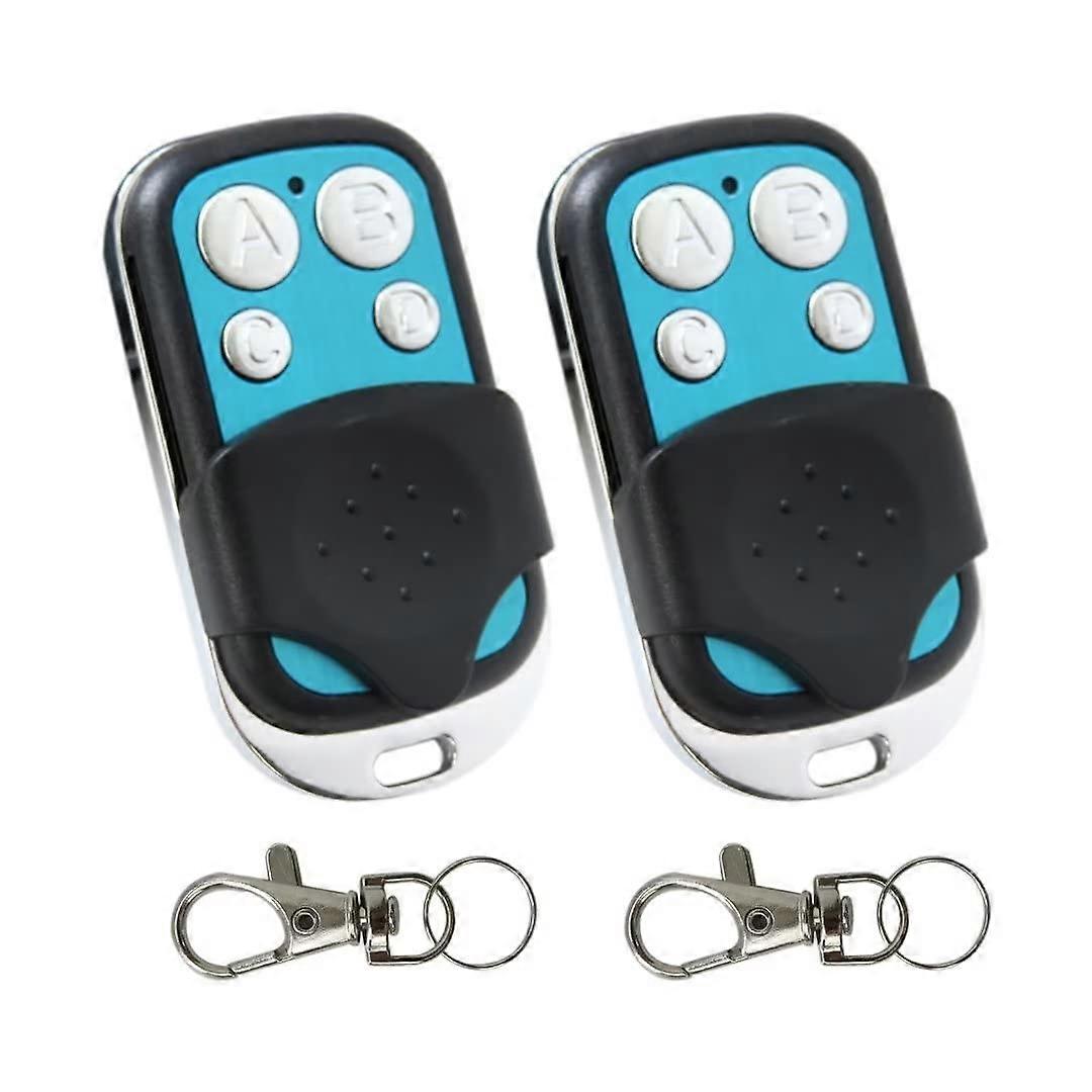 2 Pack Mini Keychain Garage Door Opener Remote Compatible with 971LM 973LM (19972005 Red Button)