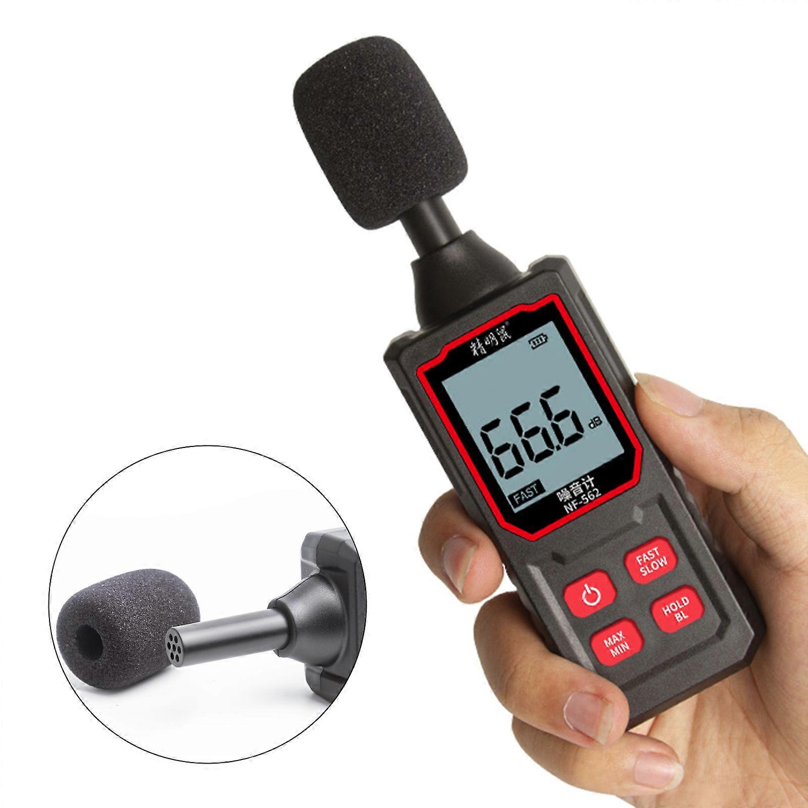 Professional Sound Level Meter High Accuracy for Precise Decibel Measurement & Noise Analysis for Home Industry Durable Multicolor