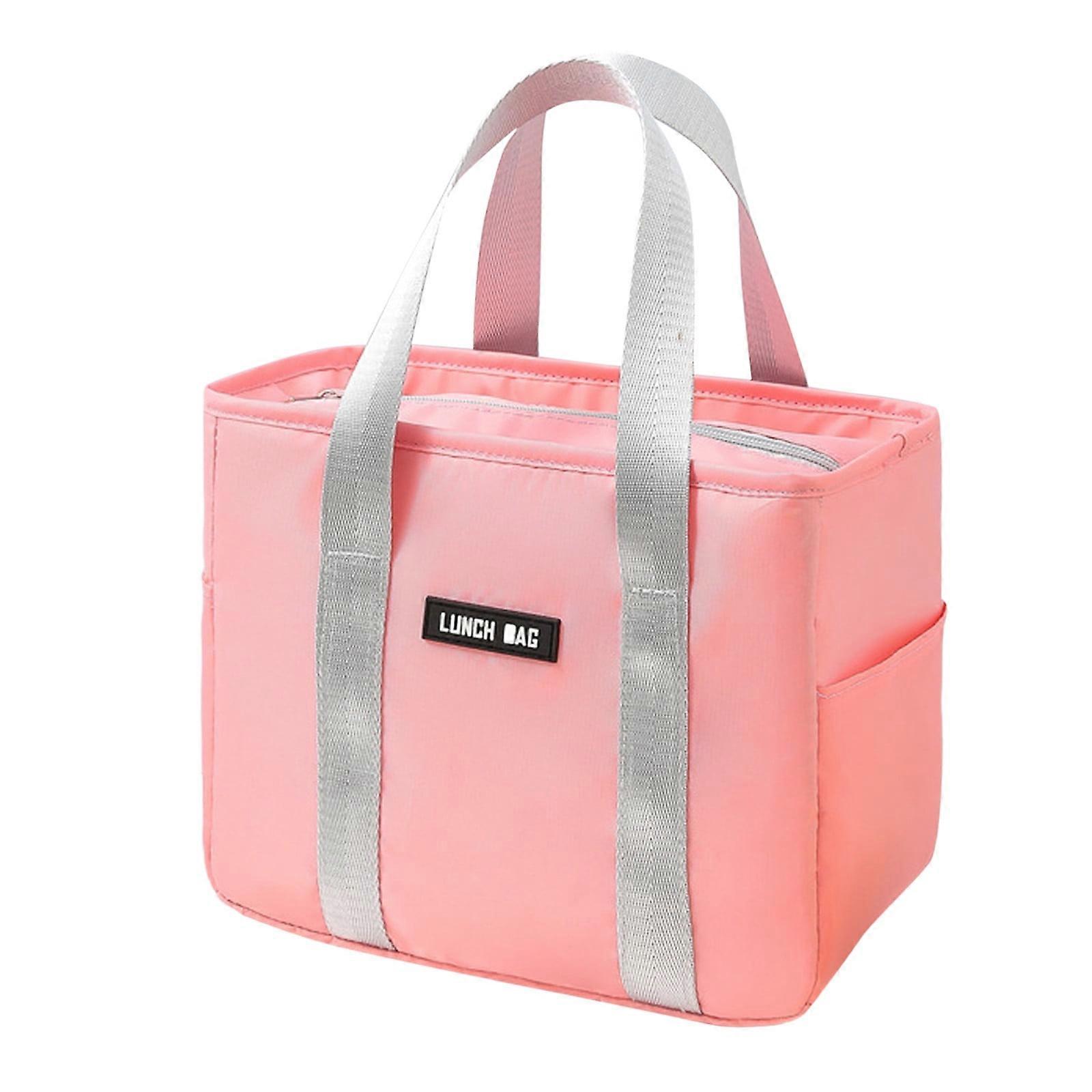 Reusable Insulated Lunch Bag with Side Pocket, Leak-Proof & Durable Thermal Tote for Work, School, Picnic - Compatible with XIUH