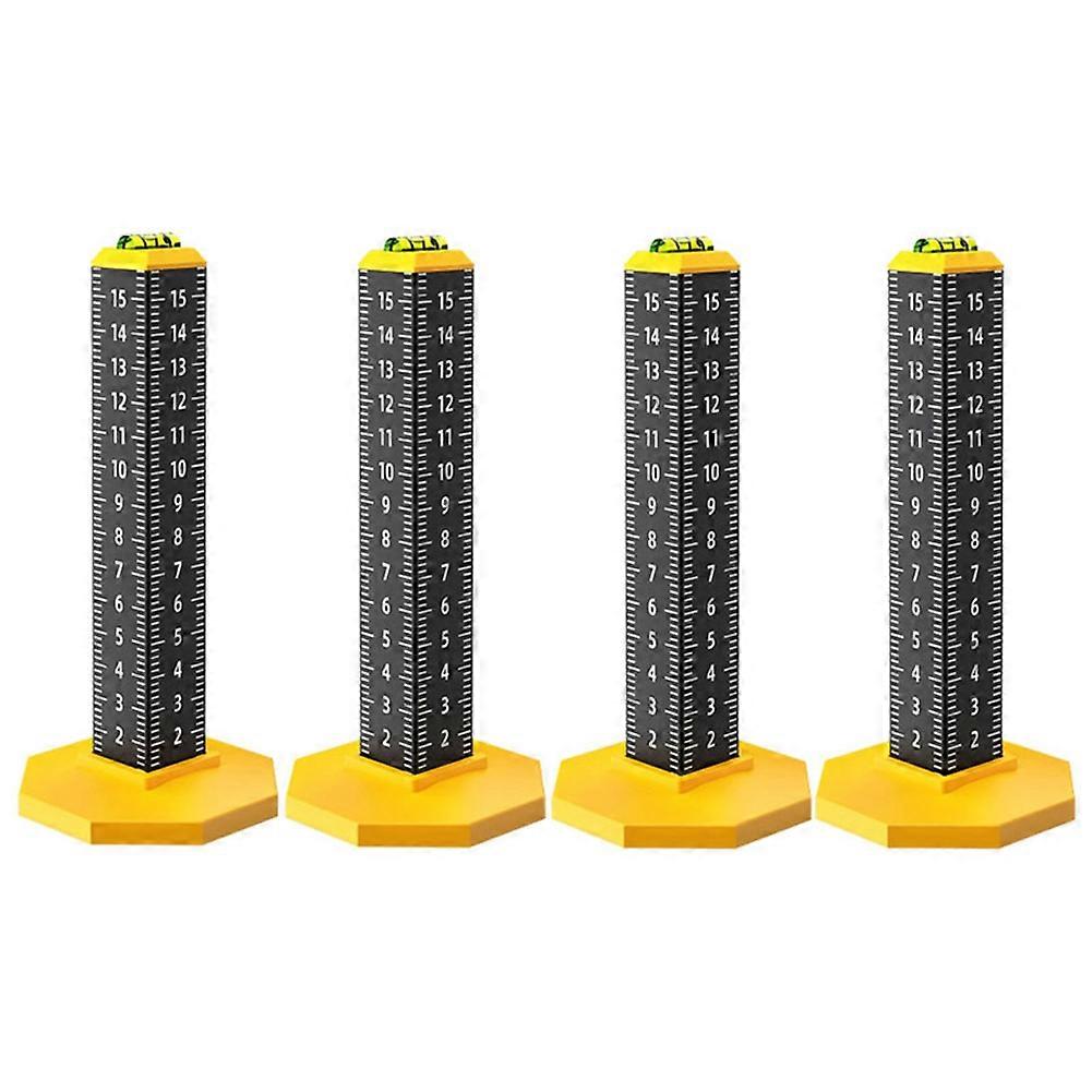 Stick Wall Lay Floor Tiles Tool Ceiling Leveling Ruler 4 pcs
