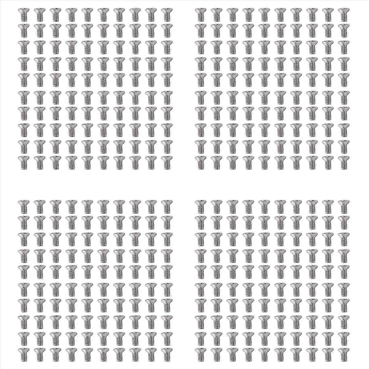 M3 x 6mm Flat Head Countersunk Bolts Machine Screws 400Pcs