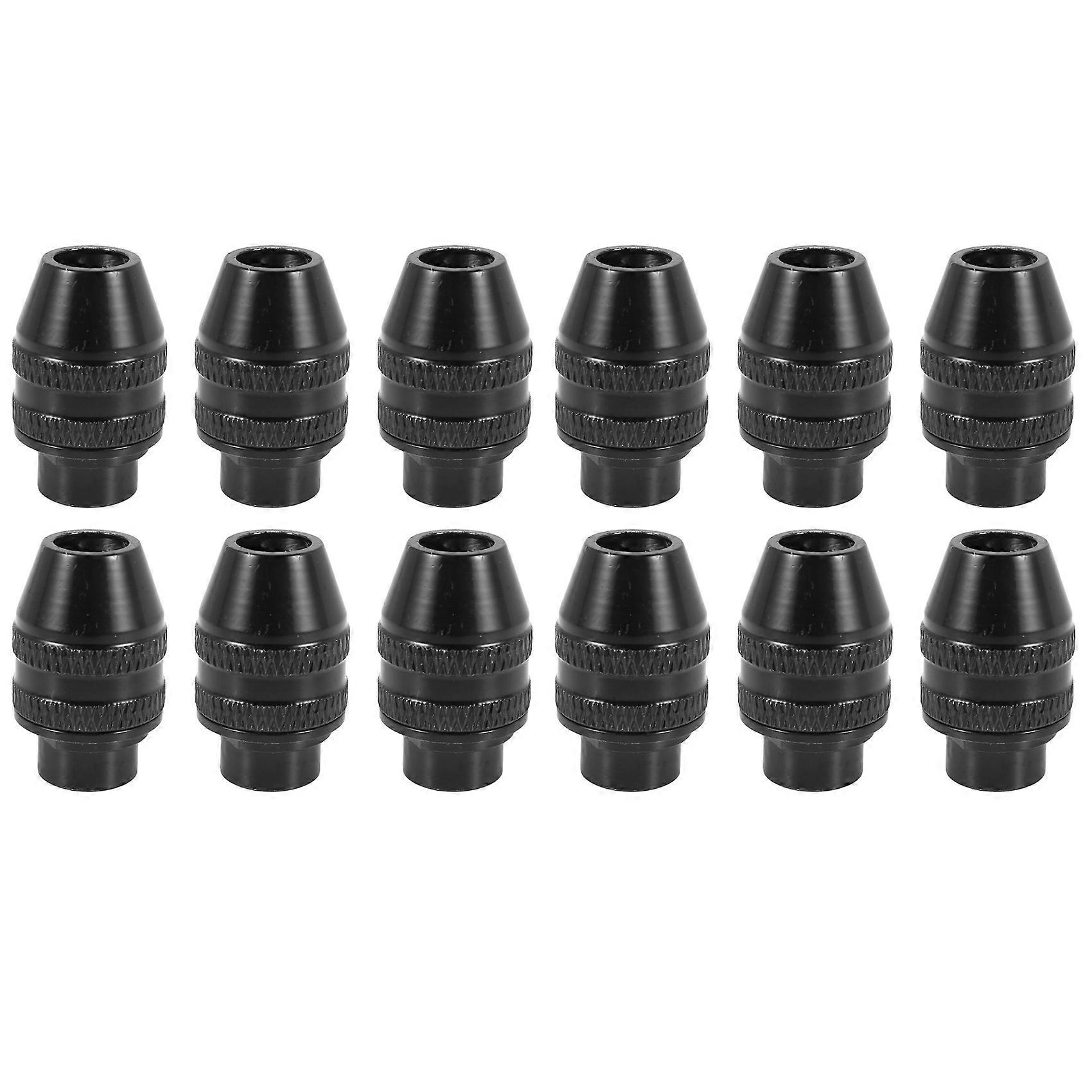 12Pcs Multi Quick Change Keyless Chuck Universal Chuck Replacement for 4486 Rotary Tools 3000 4000 7