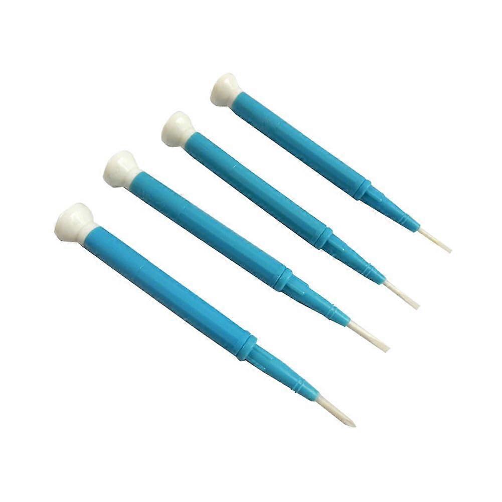 Ceramic Screwdriver Set AntiStatic Precision Adjustment Tool for Stepper Motor , 4 Sizes