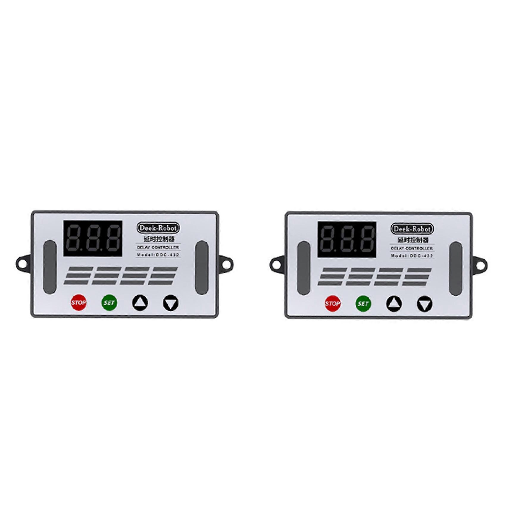 2X Deek-Robot DDC-432 Dual MOS LED Digital Delay Controller Time Delay Relay Trigger Cycle Timer Delay Switch