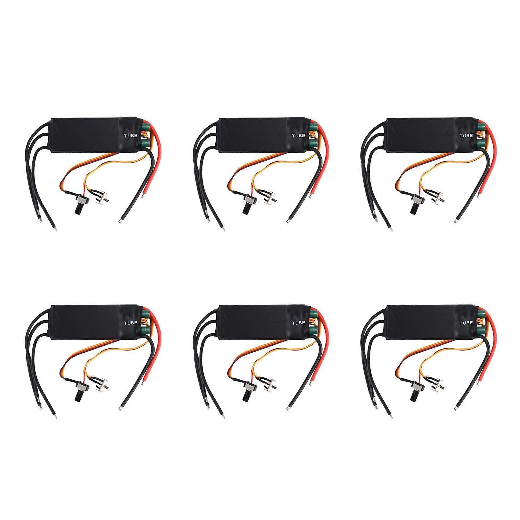 6X DC6-24V 1000W BLDC 3 Phase DC Brushless Motor Driver Hallless DC Motor Drive Board Speed Controller Regulator