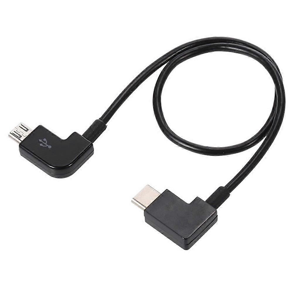 CY UC-055 Remote Controller Elbow Data Cable Type-C to Left Angled Micro USB Compatible For DJI Mavic Pro Platinum Mavic Pro RC Ac