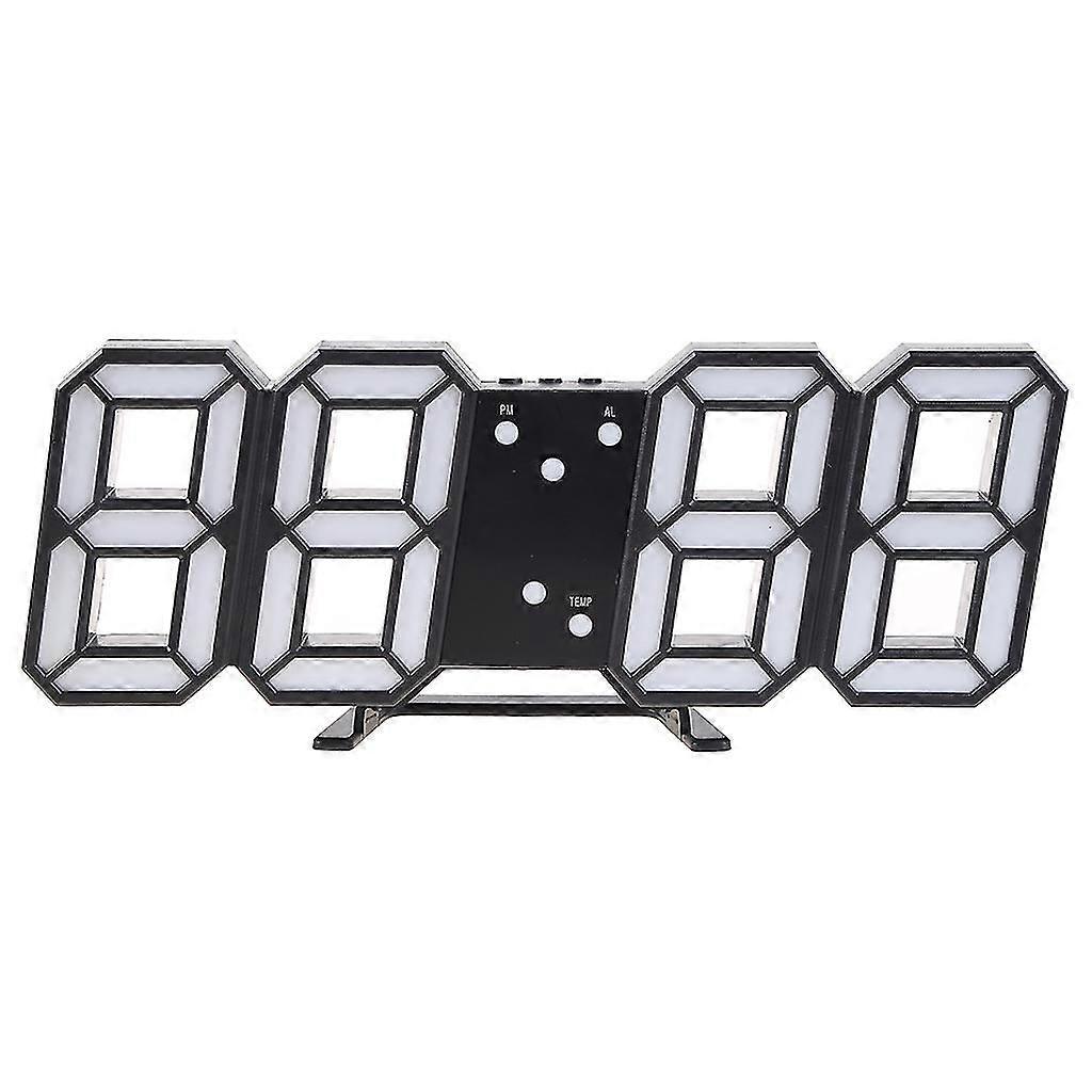 3D LED Digital Alarm Clock Brightness Adjustable