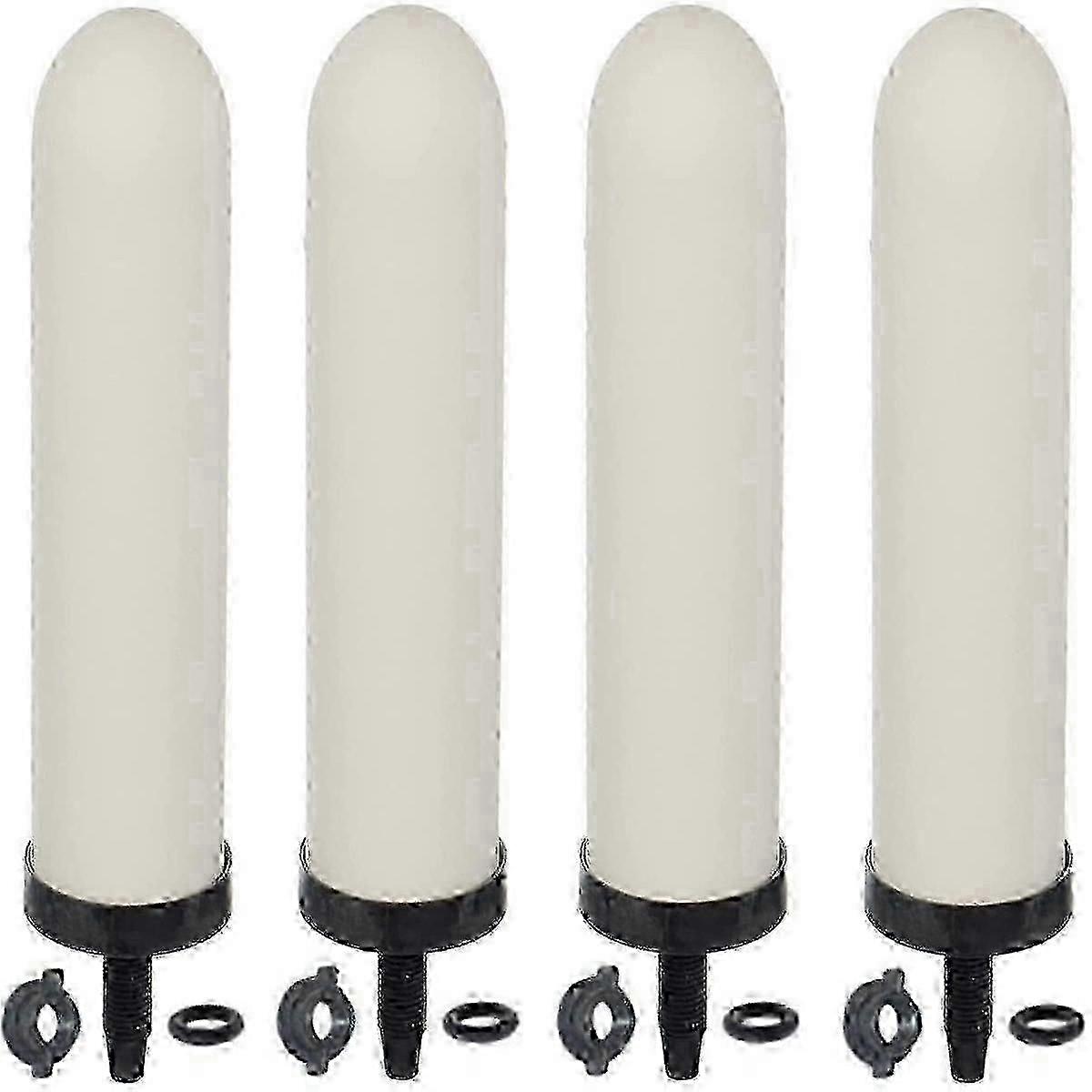 4 Pack Replacement Ceramic Water Filter for Water Purification System