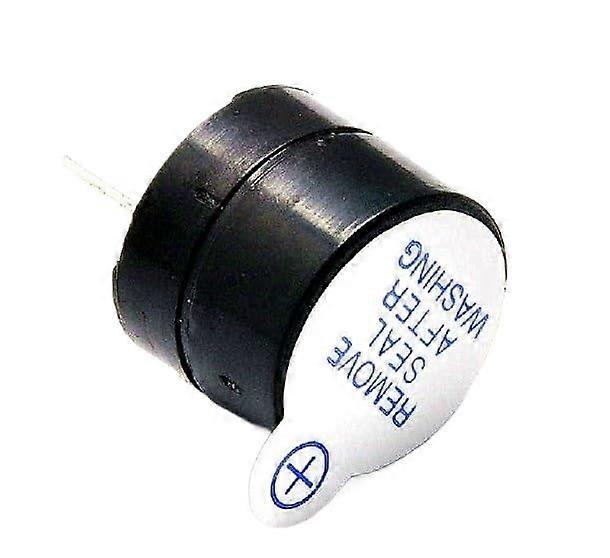 100pcs 5V Active Buzzer Alarm with Clear Audible Alerts, Compact Durable Warning Sounder Speaker